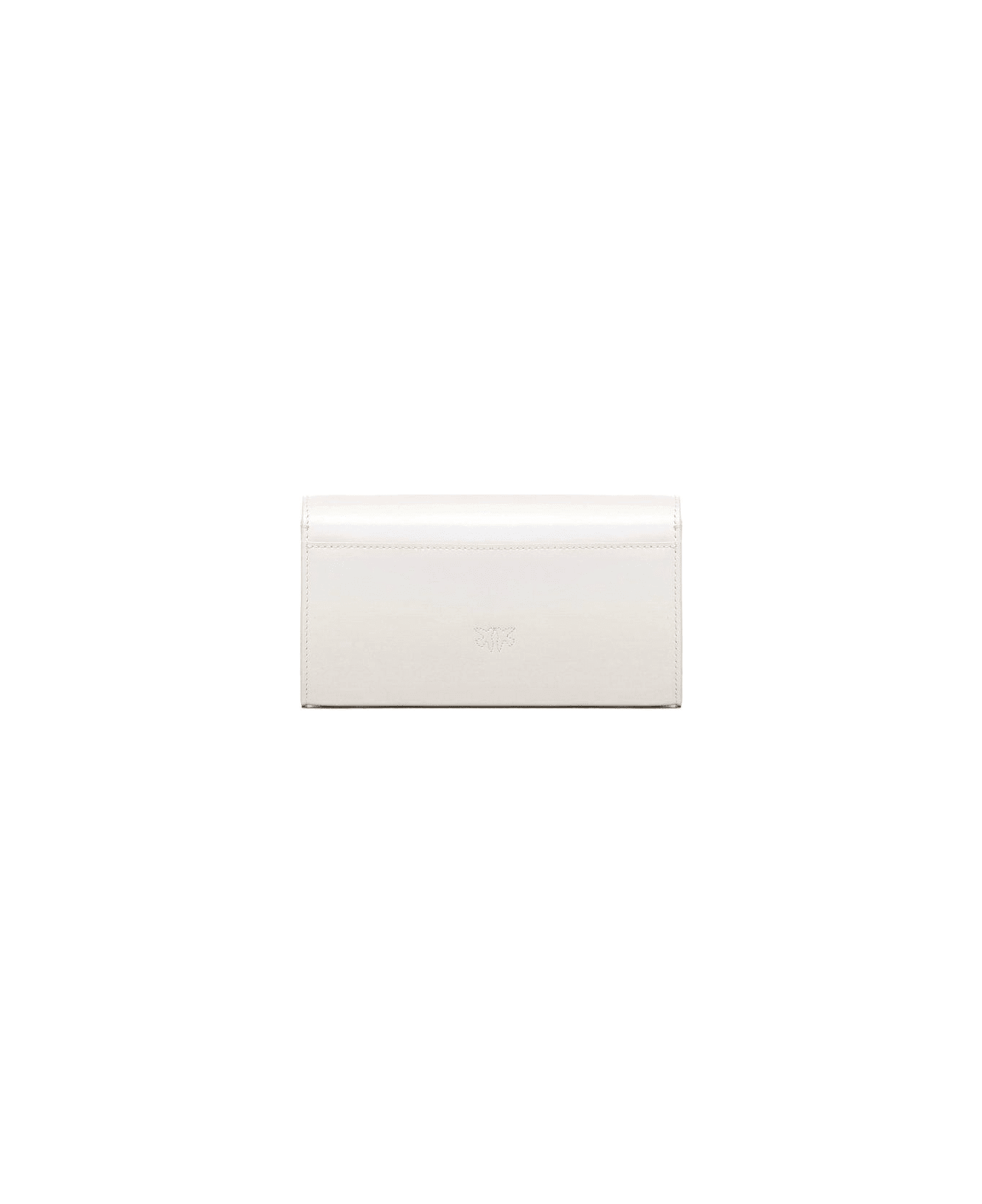 Pinko Love Chain Wallet - Bianco + bianco-block color