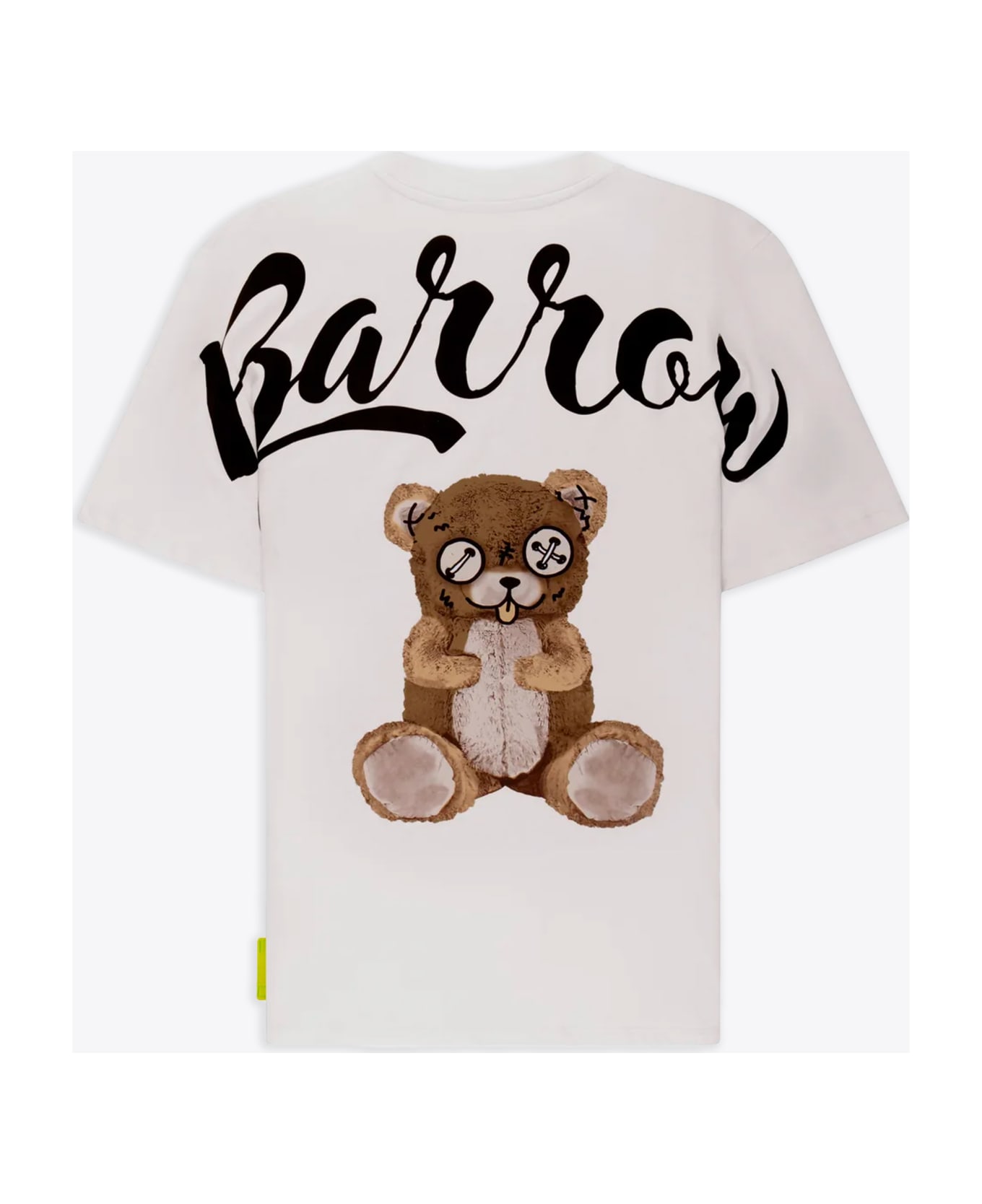 Barrow Jersey T-shirt Unisex Off white t-shirt with front italic logo and back graphic print - Crema