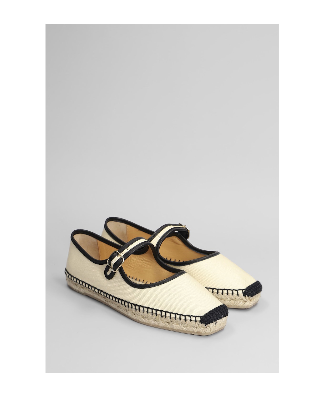 Castañer Padua R-264 Espadrilles In Beige Canvas - beige