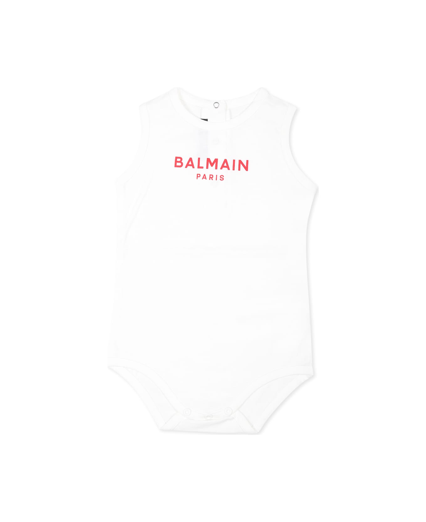 Balmain Multicolor Bodysuit Set For Babykids With Logo - Multicolor