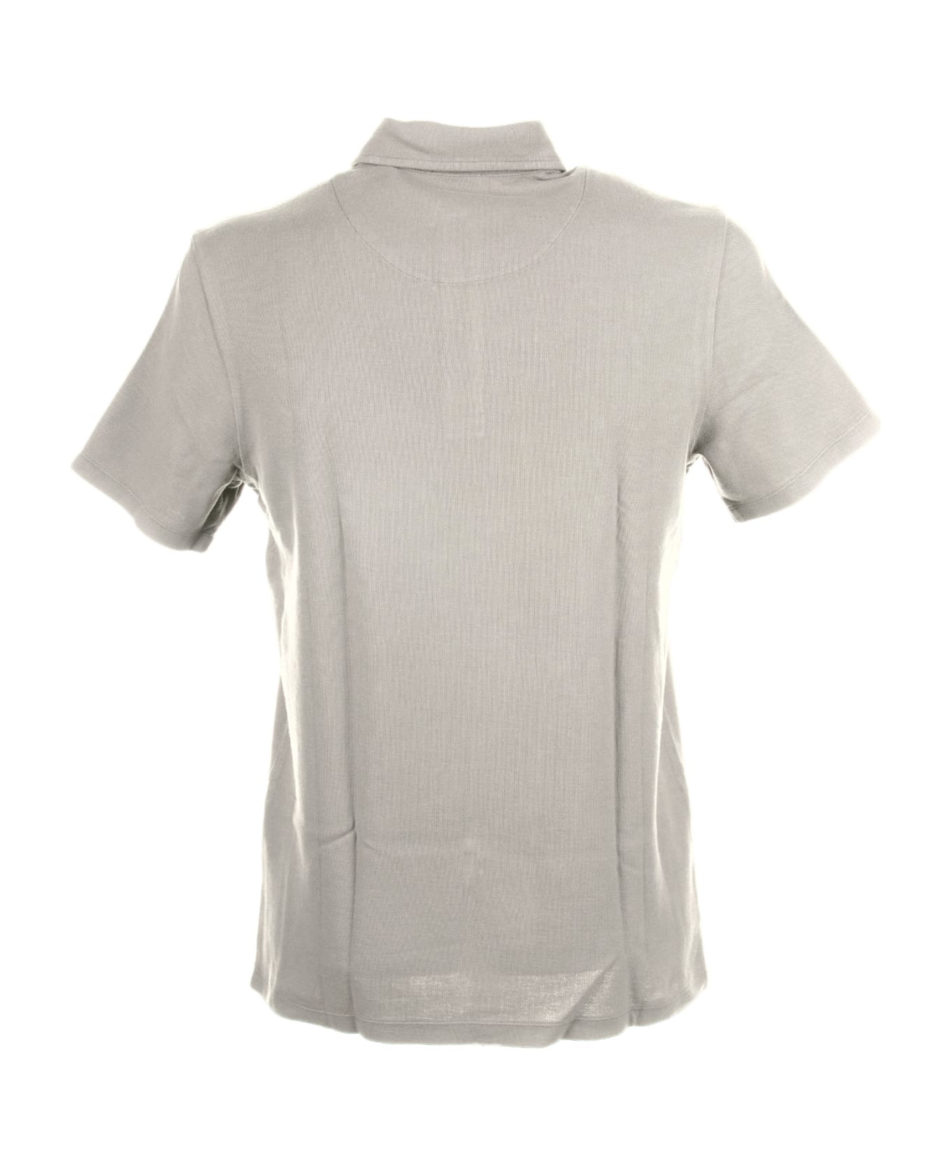 Altea Ice Short-sleeved Polo Shirt In Cotton - GHIACCIO