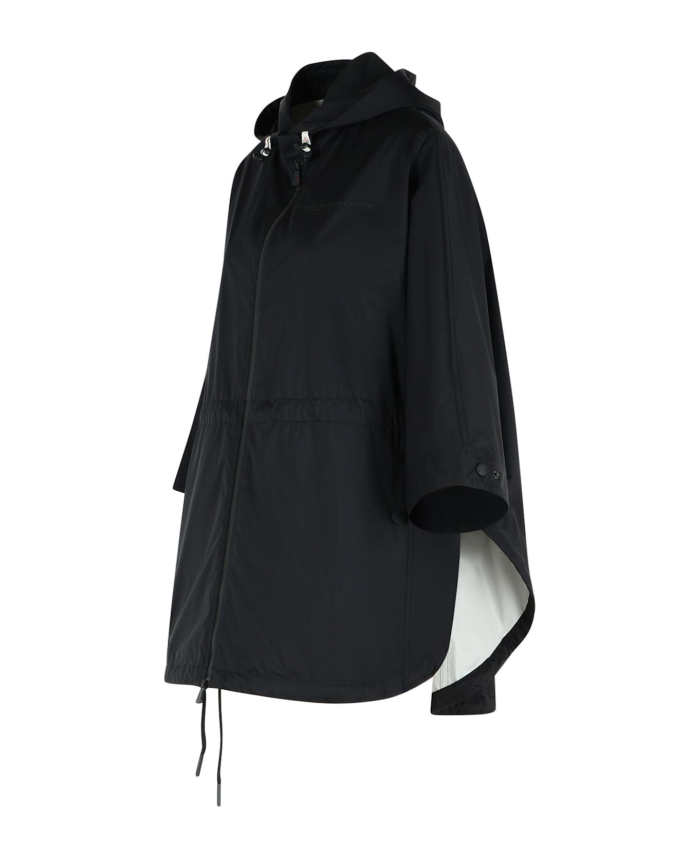 Moncler Grenoble 
vorrasay
 Black Nylon Cape - Black