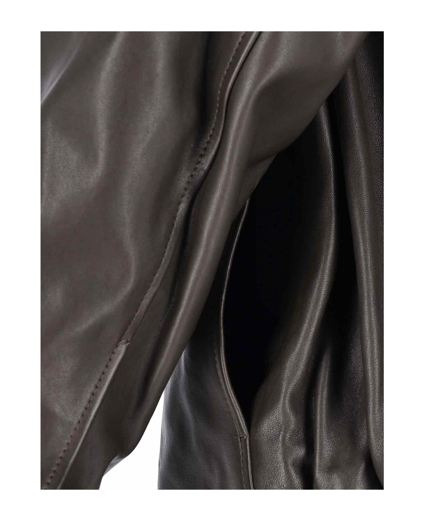 Calvin Klein Sheep Skin Jacket - Brown