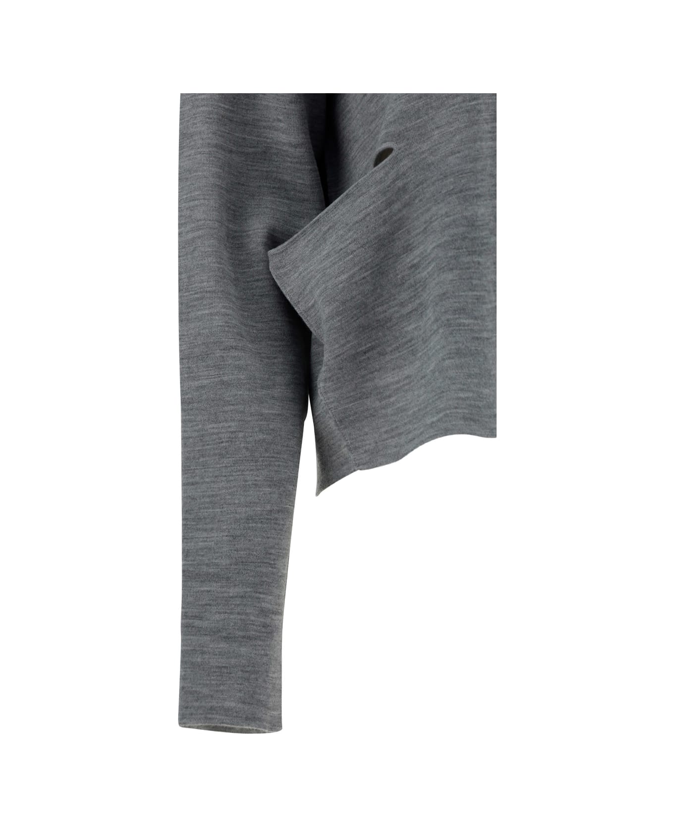 Side Sweatshirt - Grey Melange