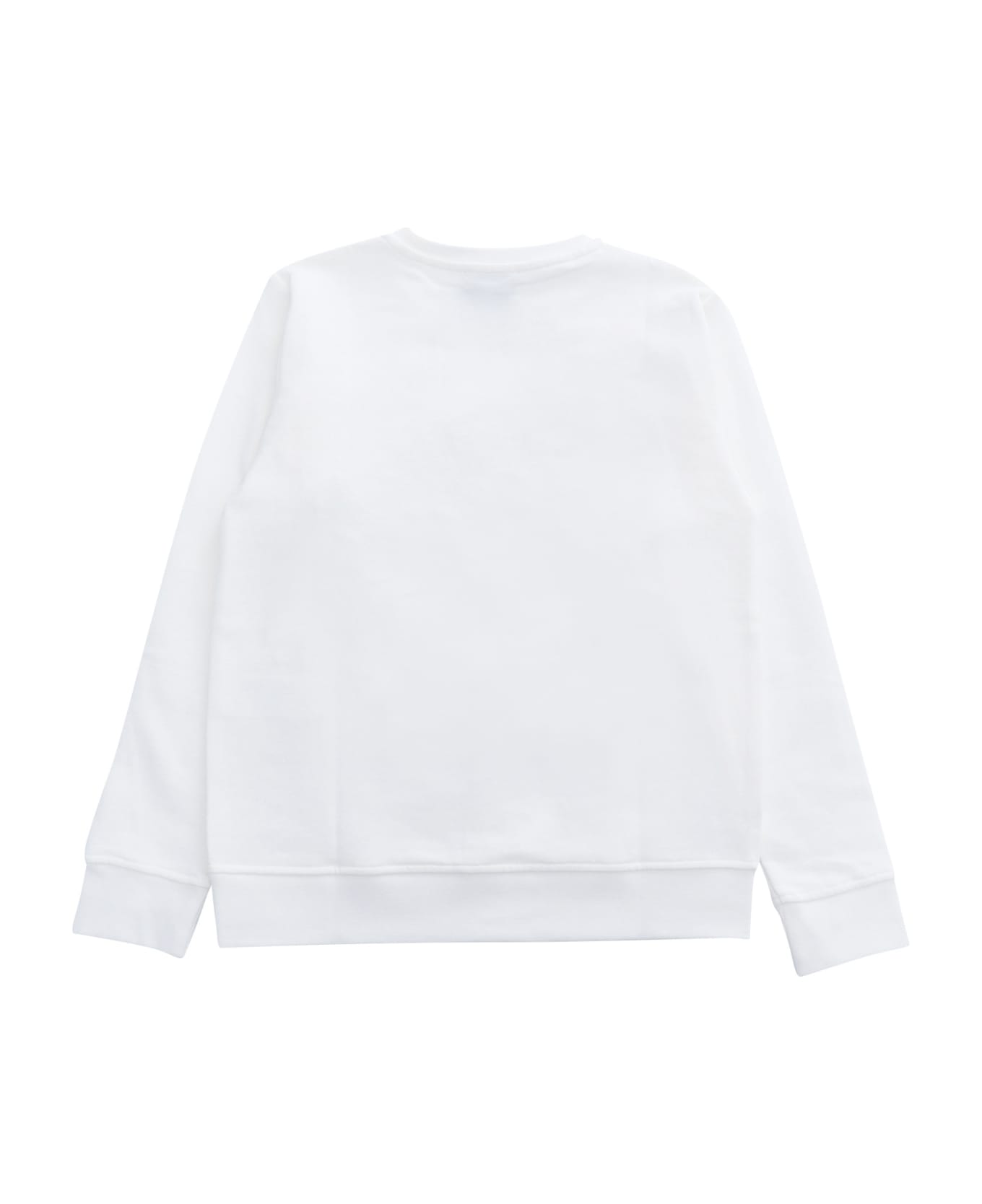 Stella McCartney Kids White Sweatshirt With Print - WHITE ニットウェア＆スウェットシャツ