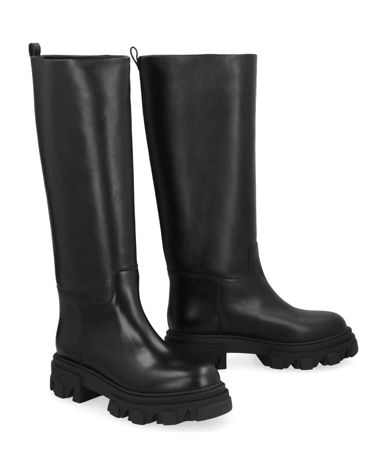 GIA BORGHINI Perni 07 Leather Boots - black ブーツ