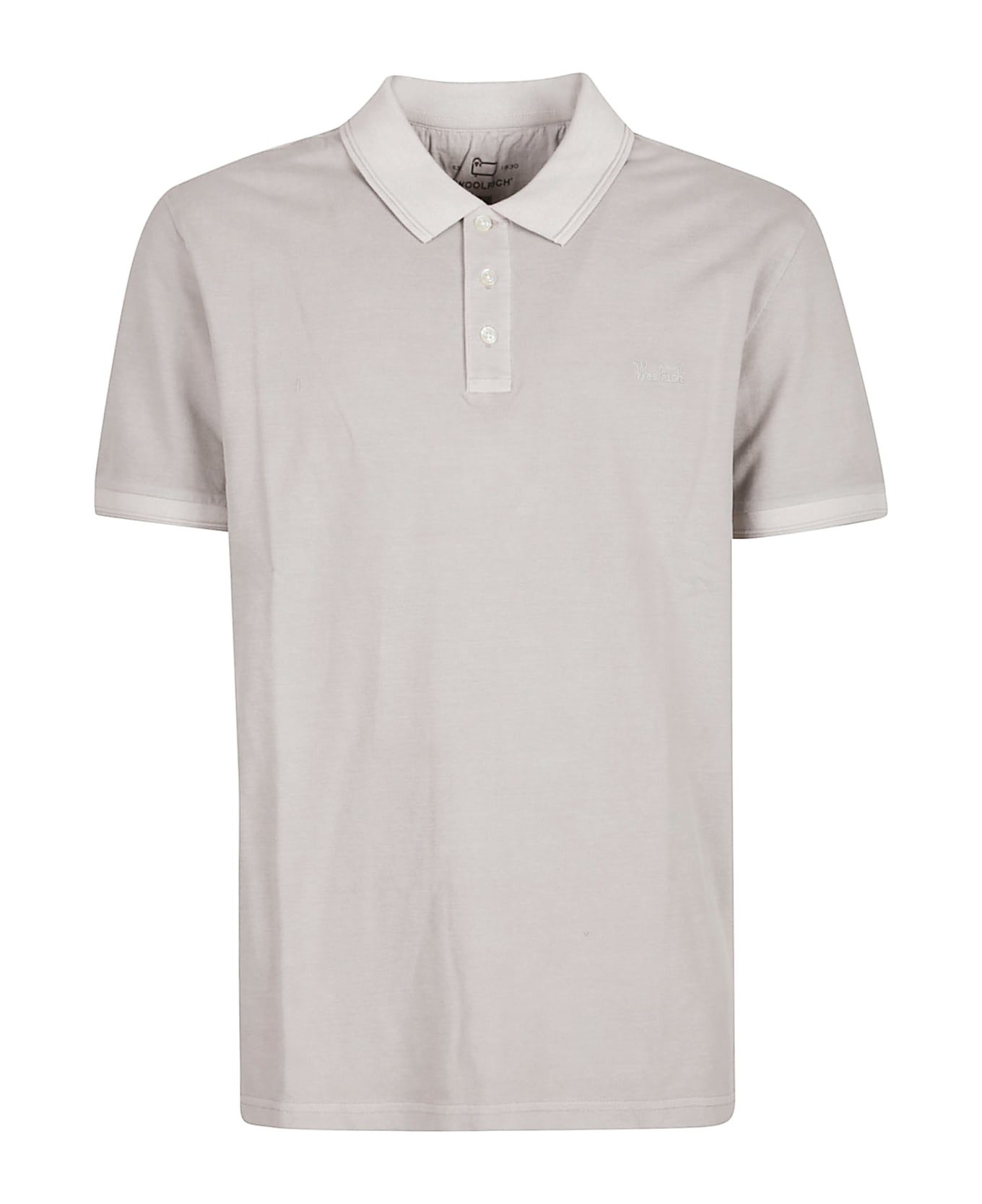 Woolrich Mackinack Short Sleeve Polo Shirt - Dove