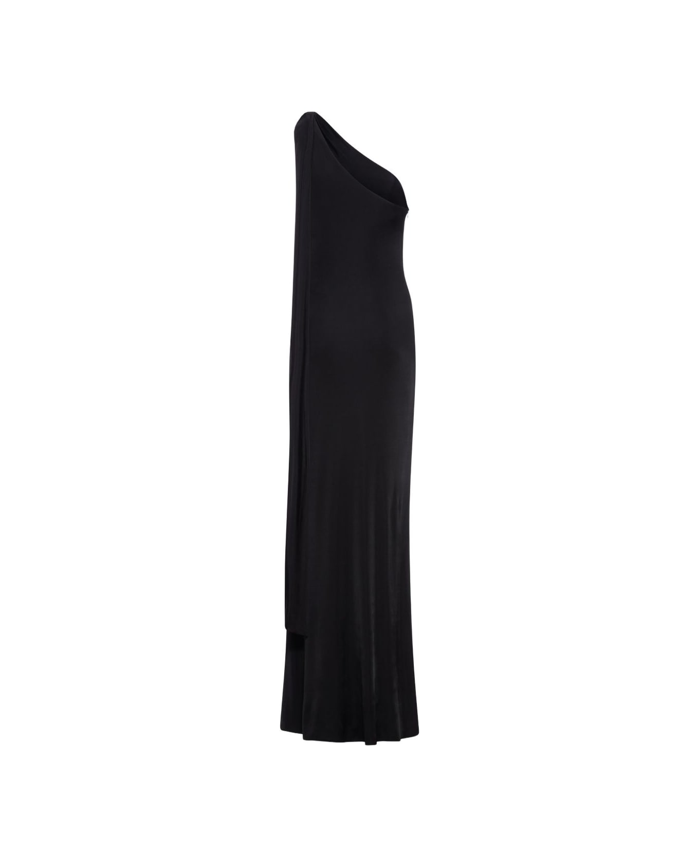 Tom Ford One-shoulder Evening Dress - Black