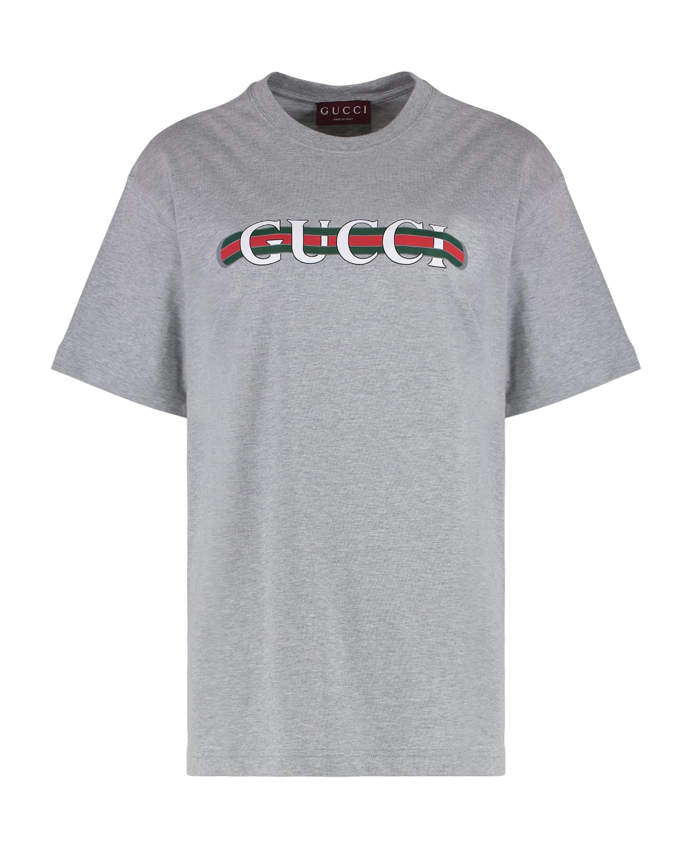 Gucci Cotton Crew-neck T-shirt - grey