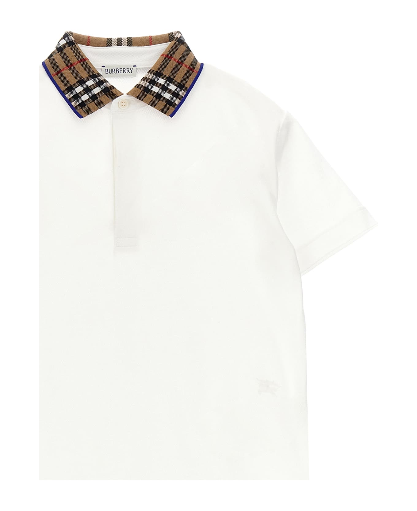 Burberry 'johane' Polo Shirt - White
