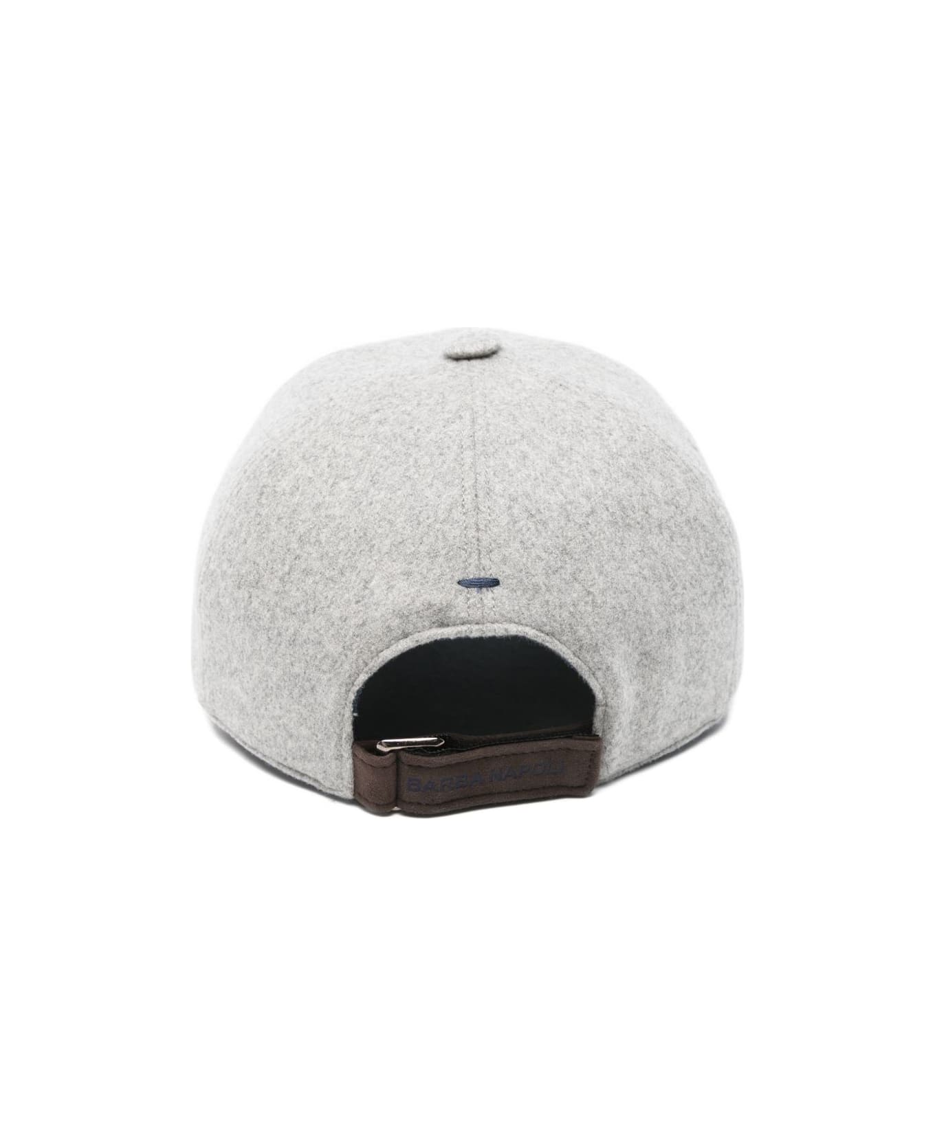 Barba Napoli Barba Felt Baseball Cap - Grey