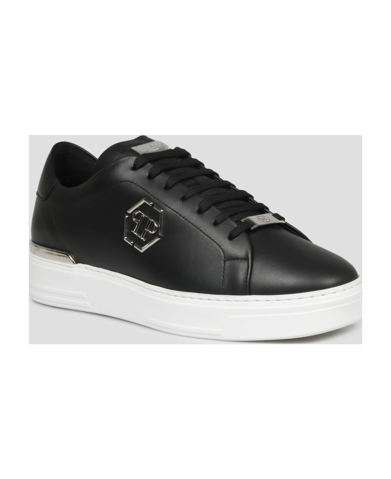 Philipp Plein Hexagon Low Top Sneakers - Black