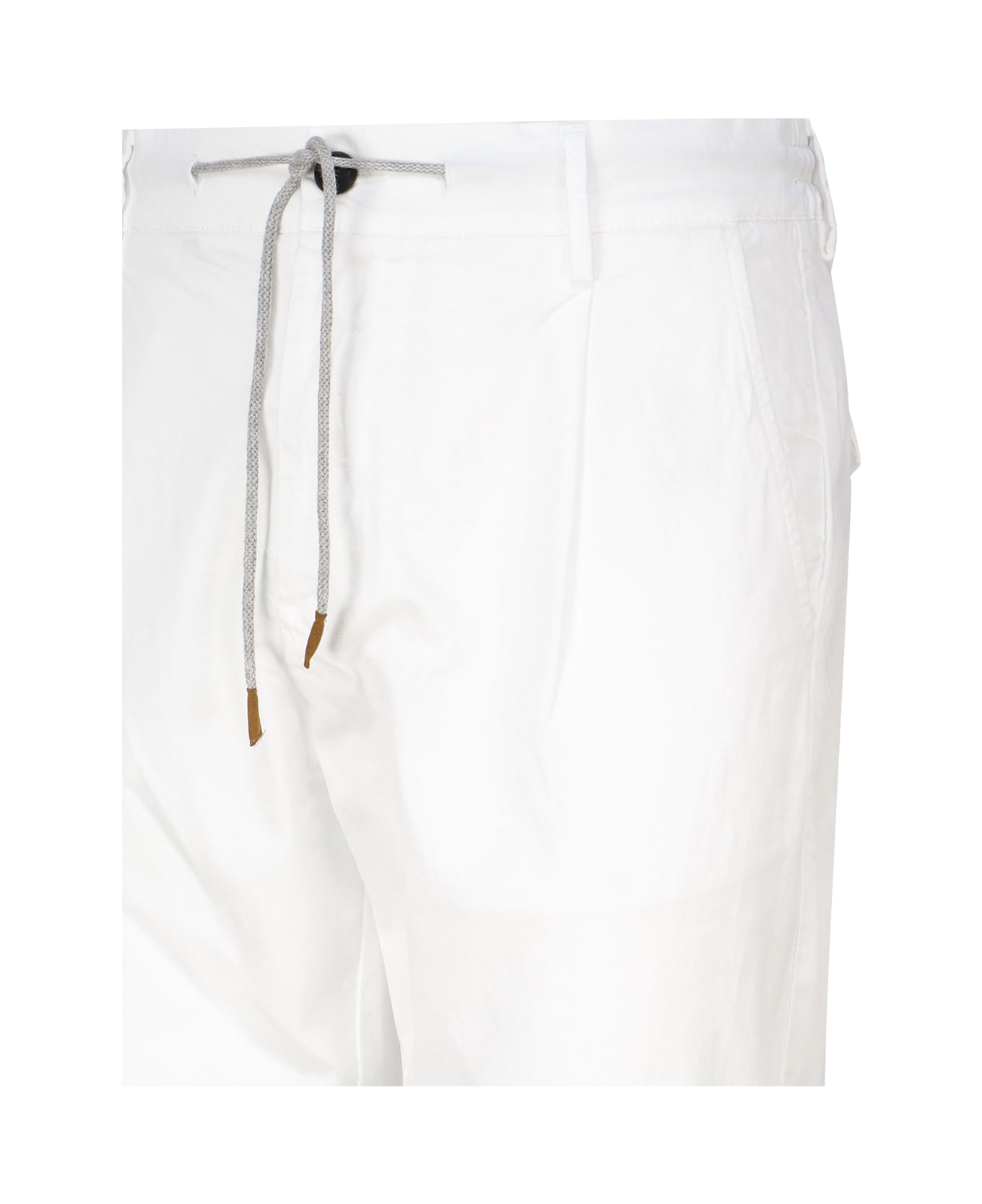 Eleventy Drawstring Trousers - Bianco スウェットパンツ