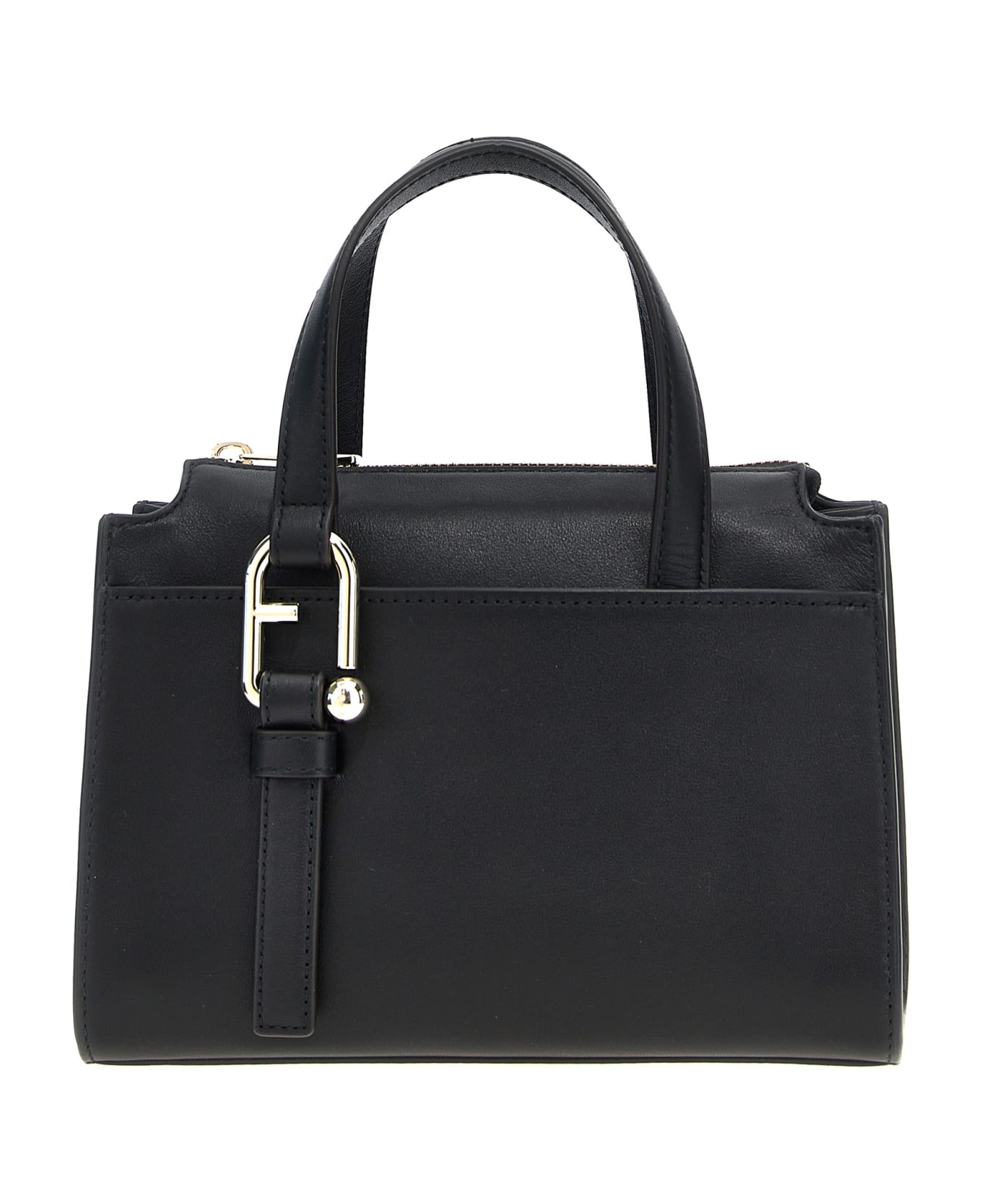 Furla Nuvola Boston S Handbag - Black