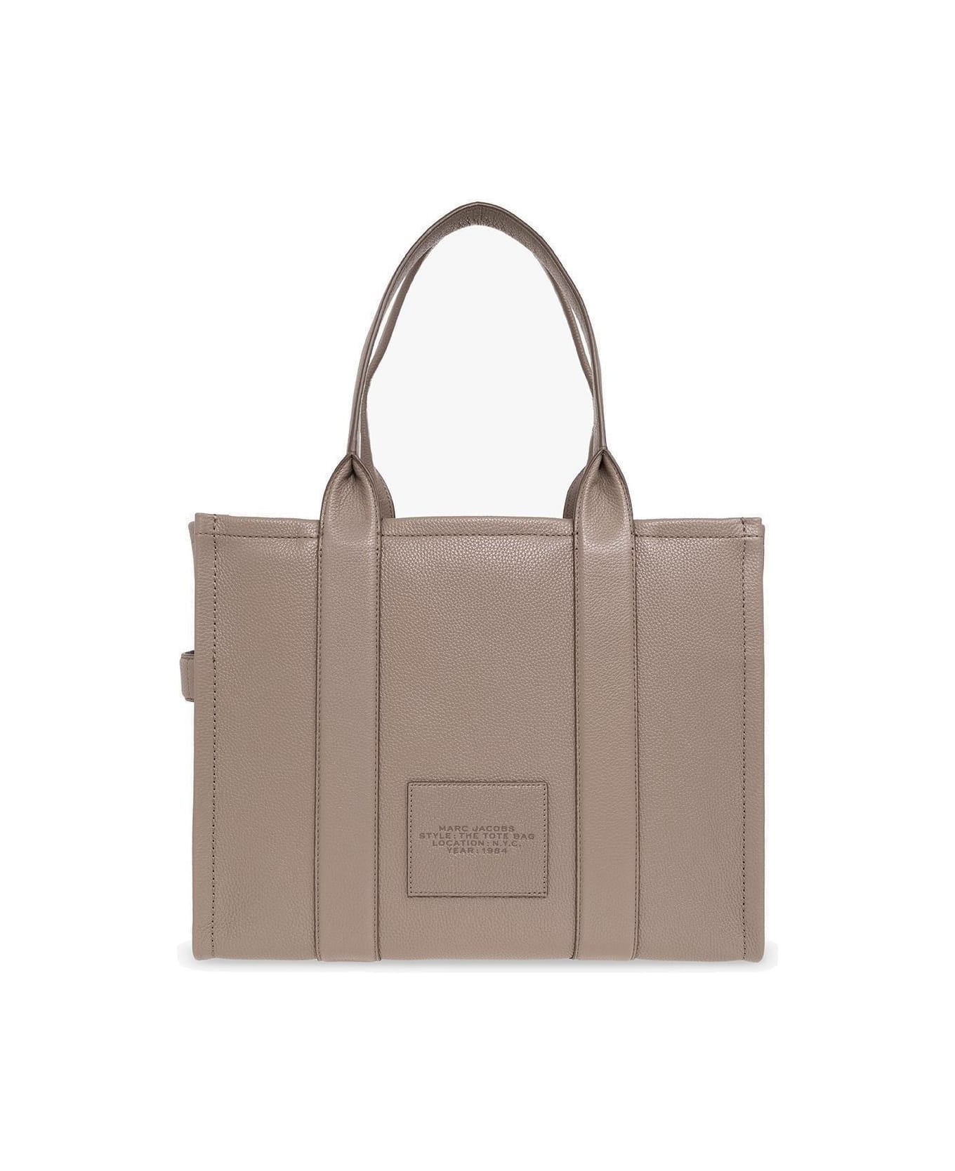 Marc Jacobs The Leather Large Tote Bag - Grey