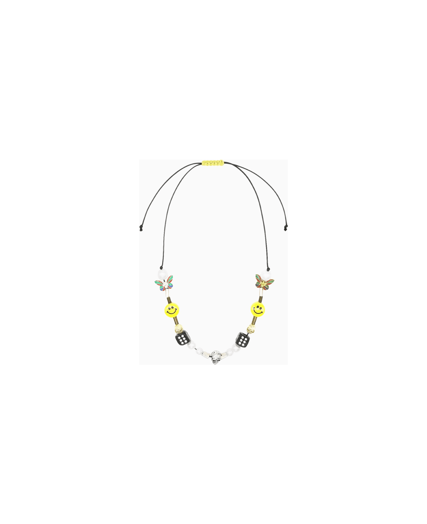 Salute Evae Necklace - GREEN/YELLOW