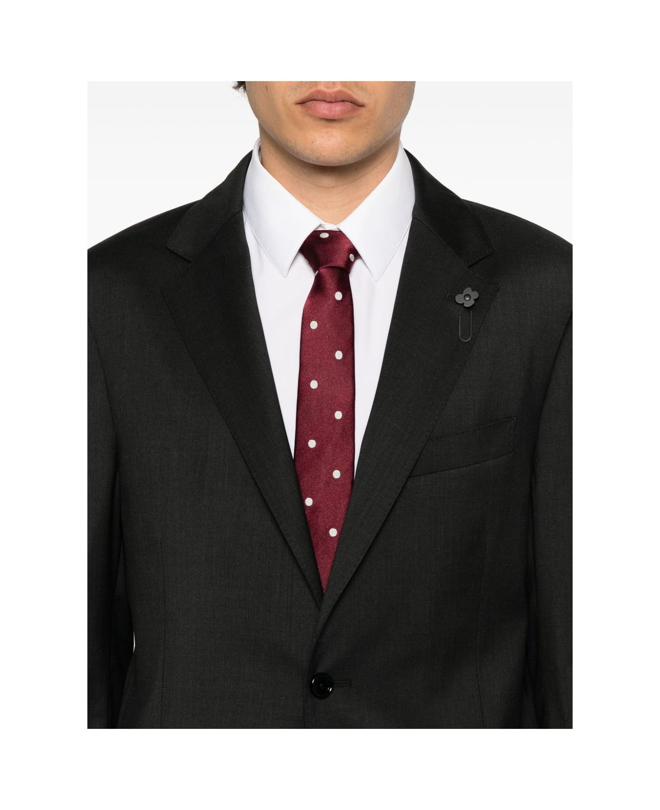 Lardini Single-breasted Jacket - Grey ブレザー