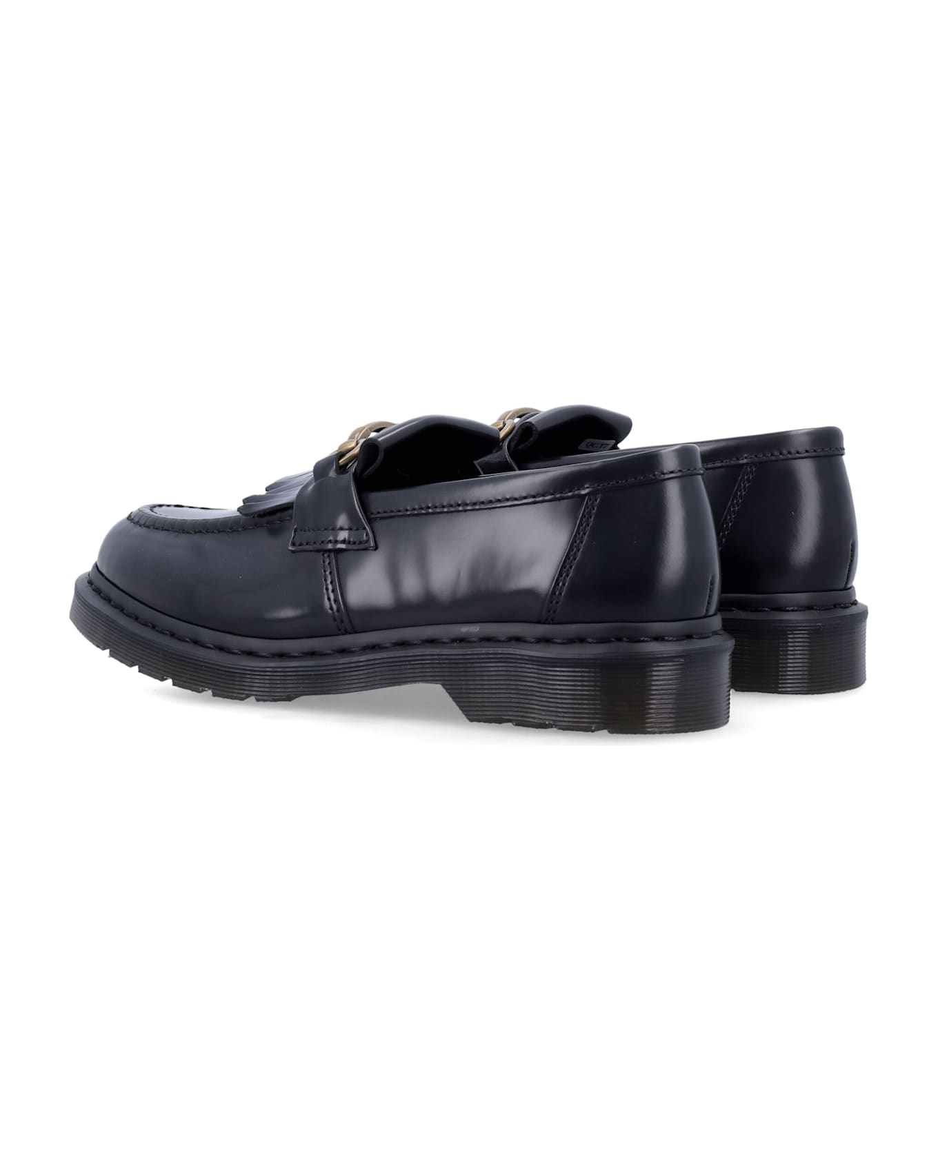 Dr. Martens Adrian Snaffle Loafers - Black Polished Smooth