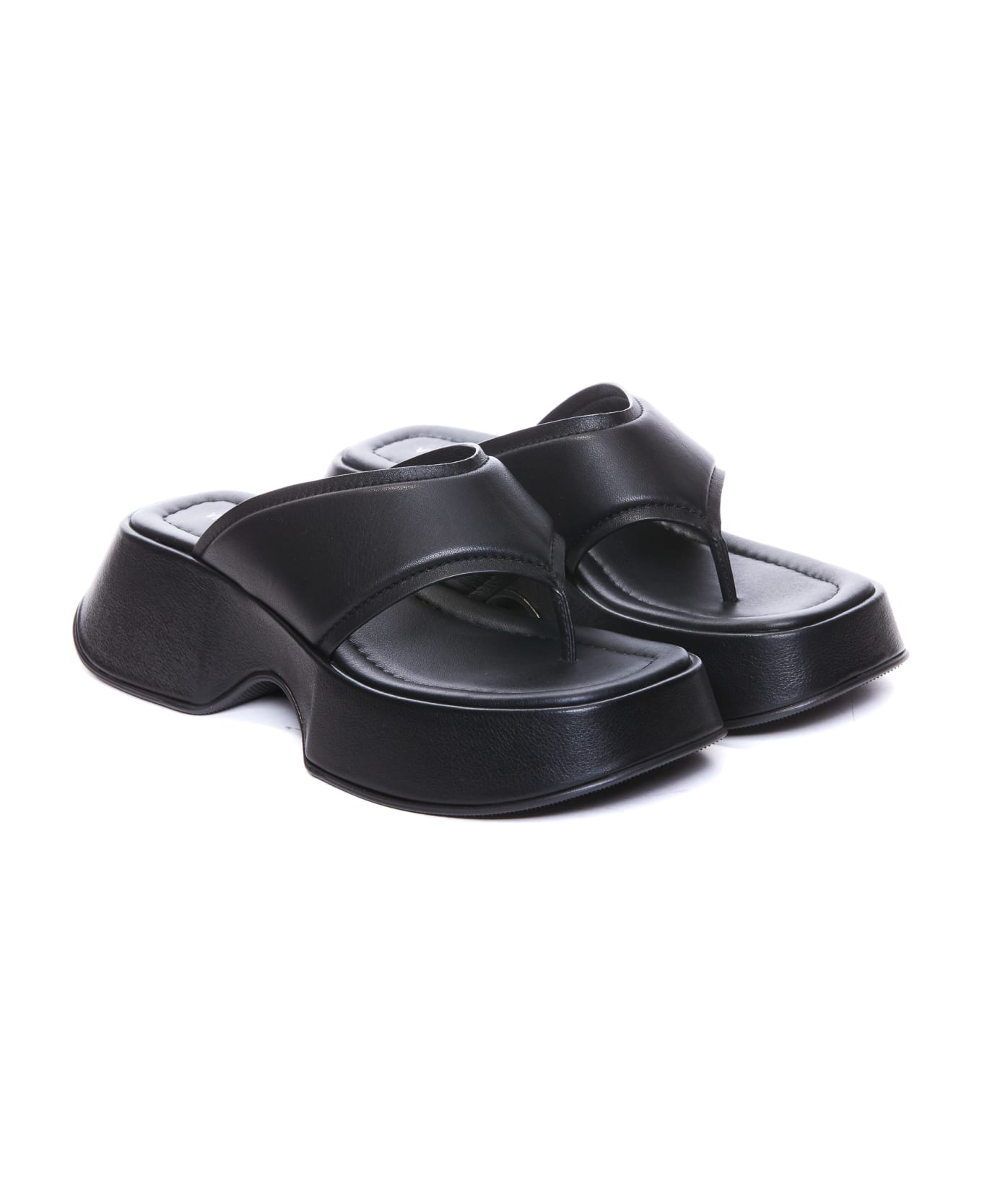 Vic Matié Travel Sandals - Black