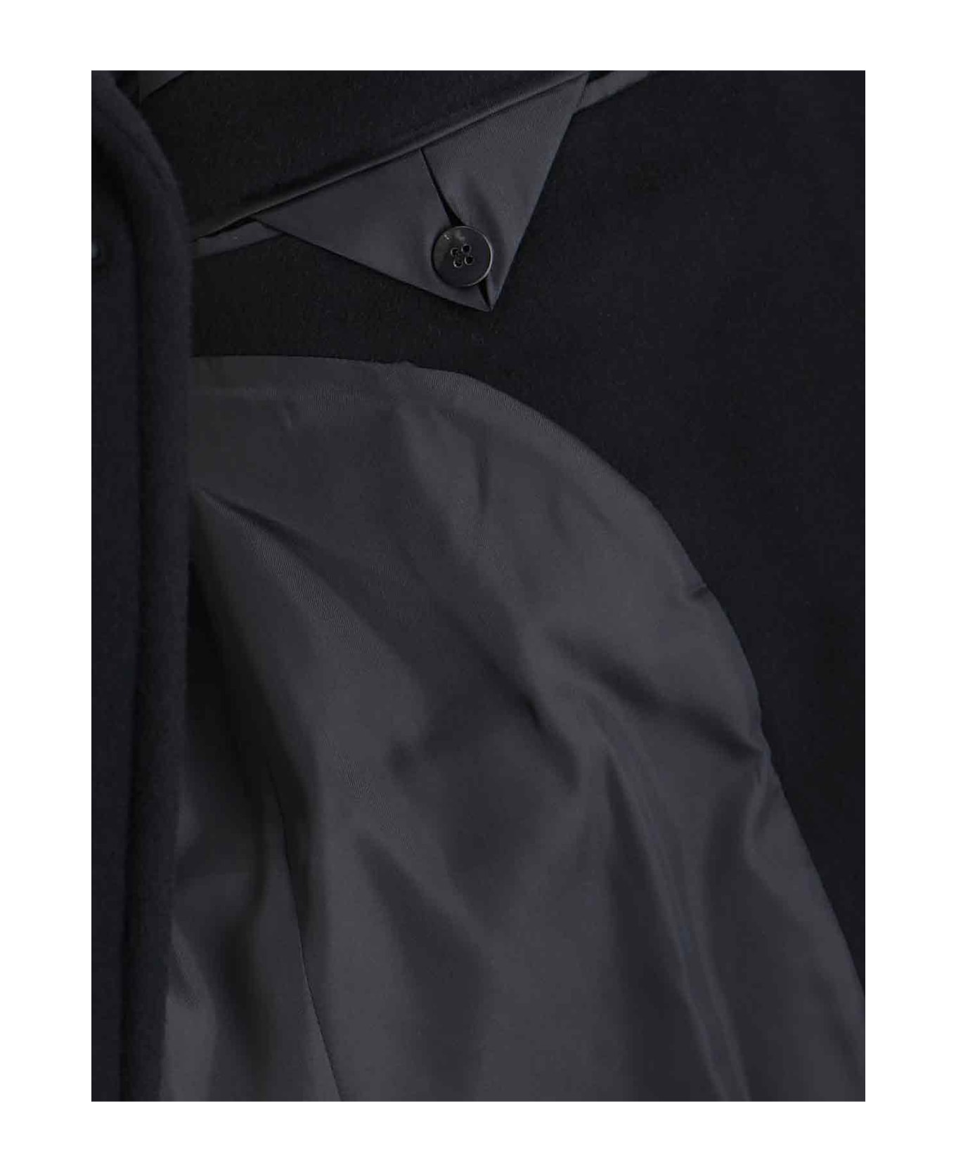 Ader Error Double-breasted Short Coat - Black  