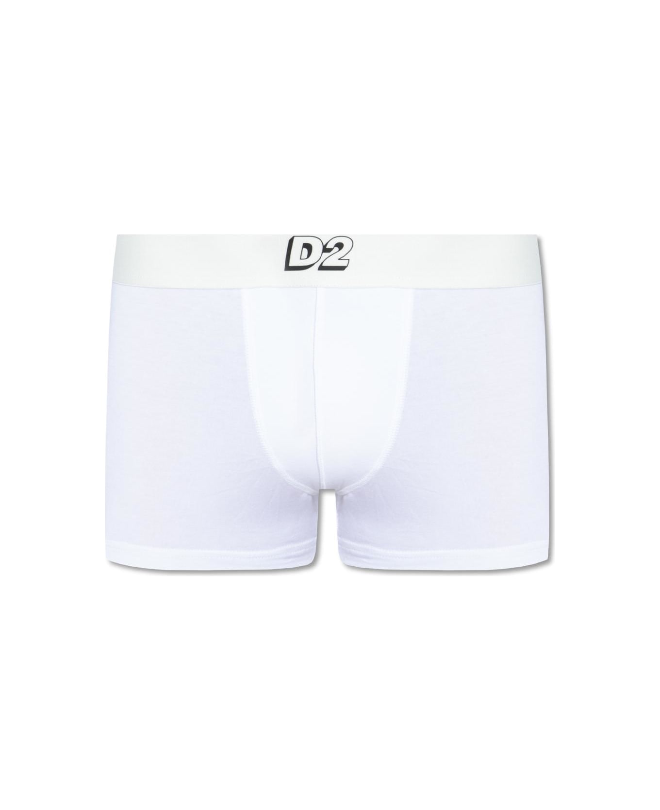 Dsquared2 Boxers With Logo - White