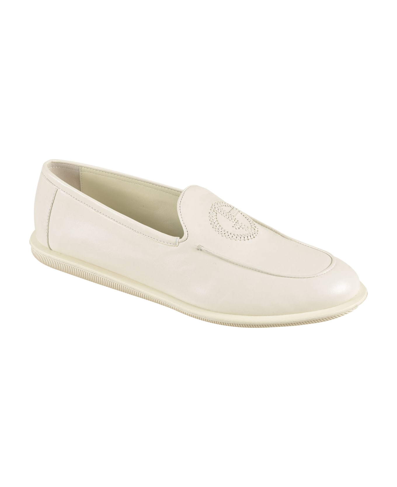 Giorgio Armani Classic Fitted Slide-on Loafers - 00638