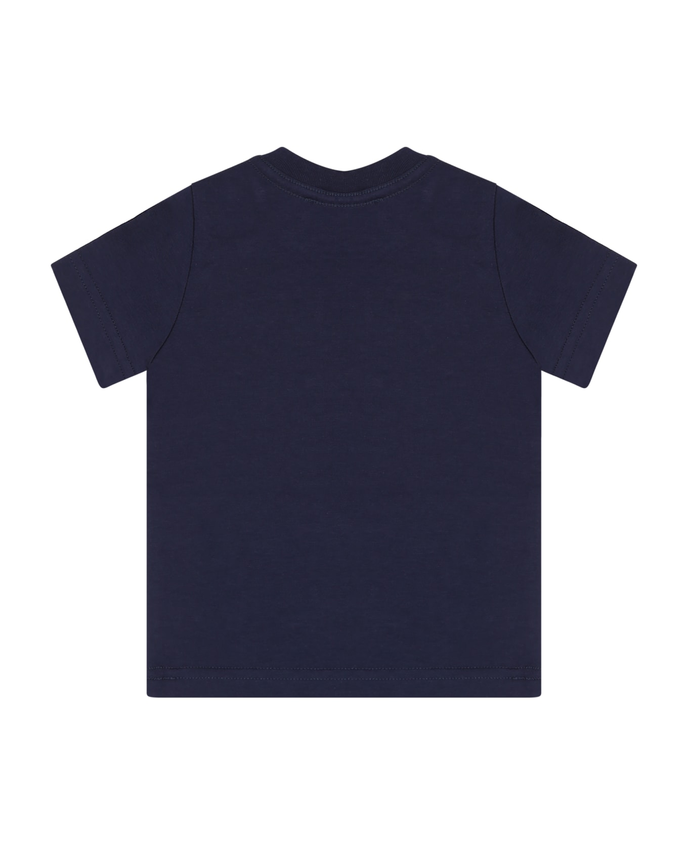 Dsquared2 Blue T-shirt For Baby Boy With Logo - Blue Tシャツ＆ポロシャツ