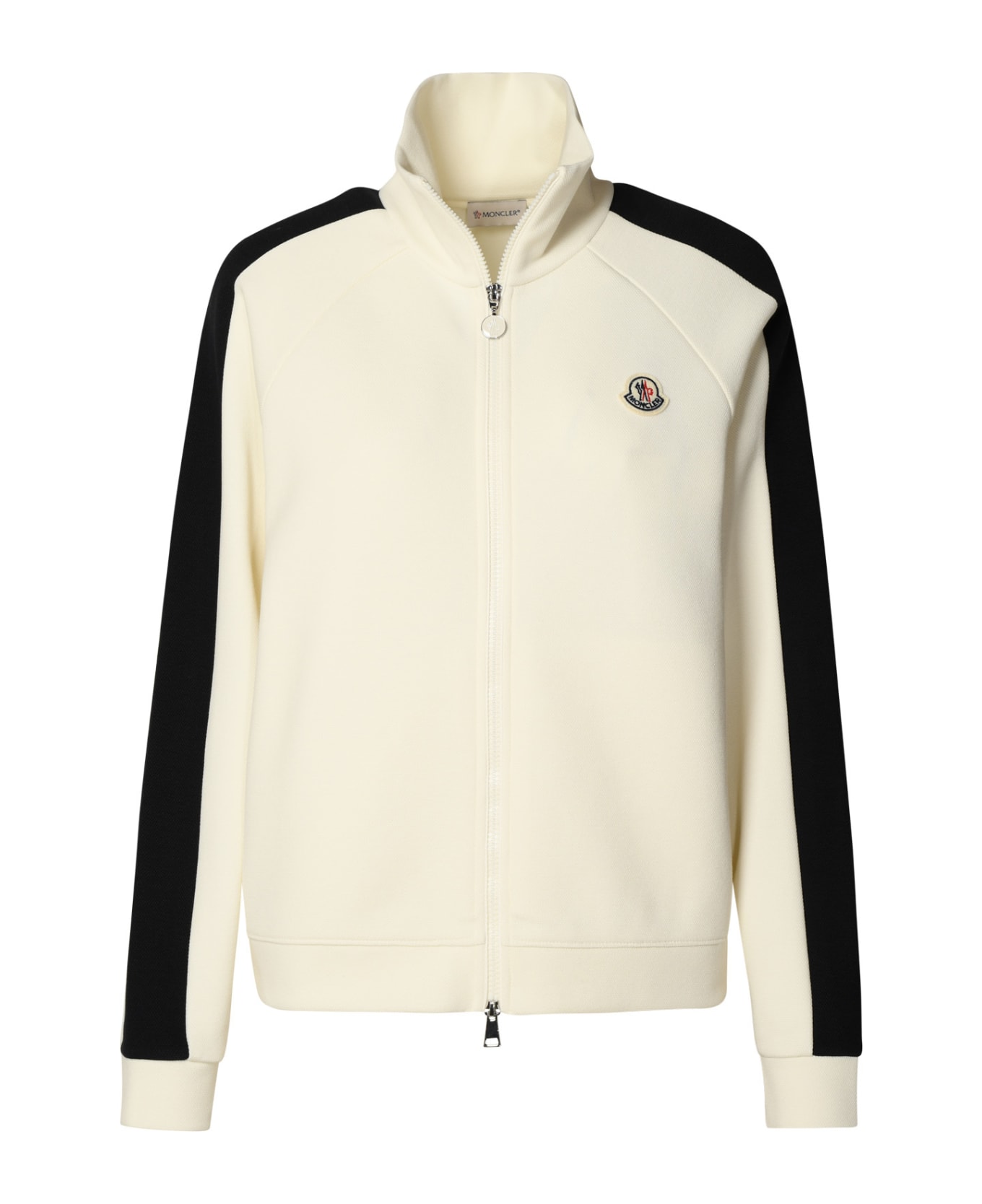 Moncler Ivory Cotton Blend Sweatshirt - 034 ジャケット