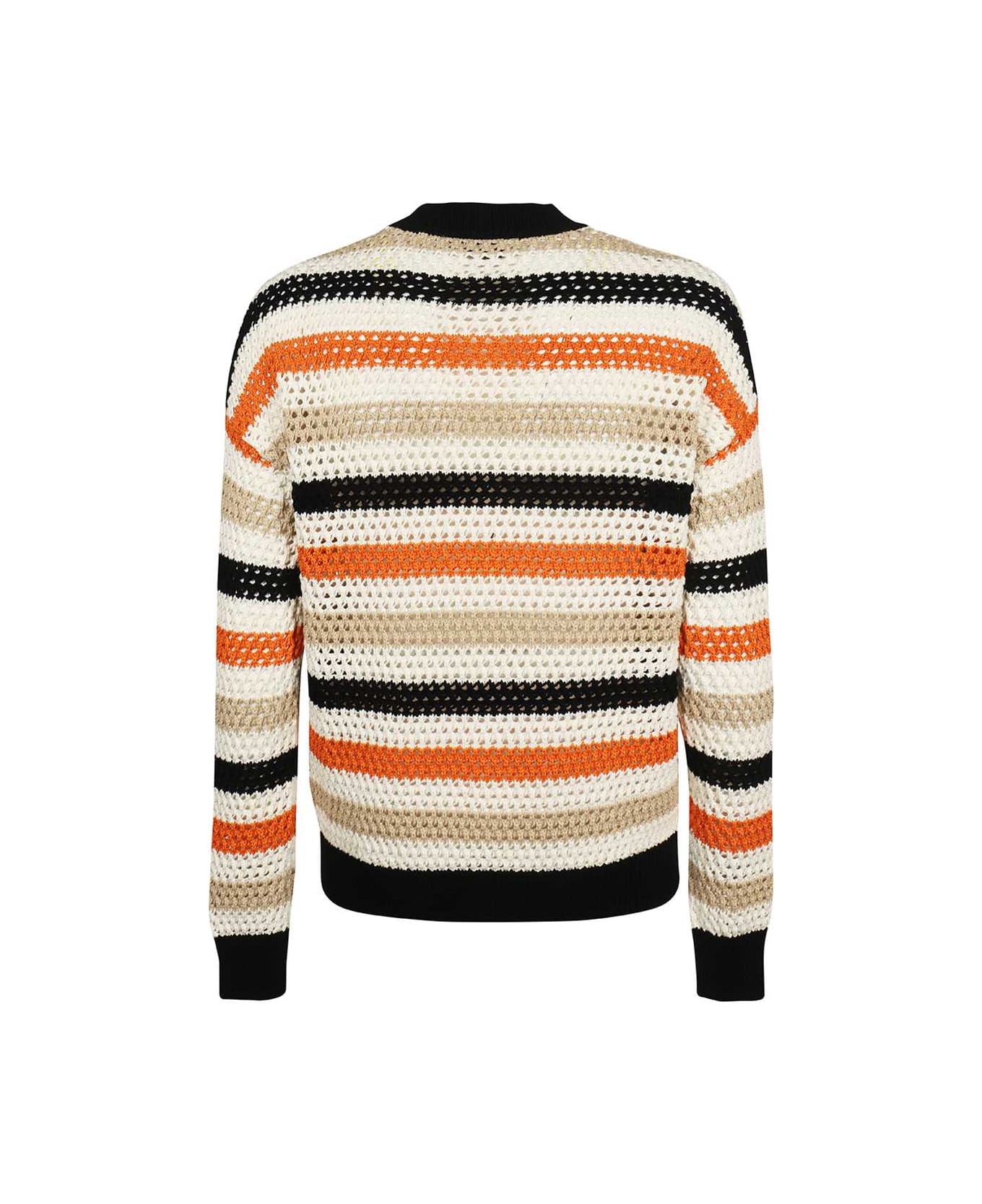 MSGM Cotton Crew-neck Sweater - Multicolor