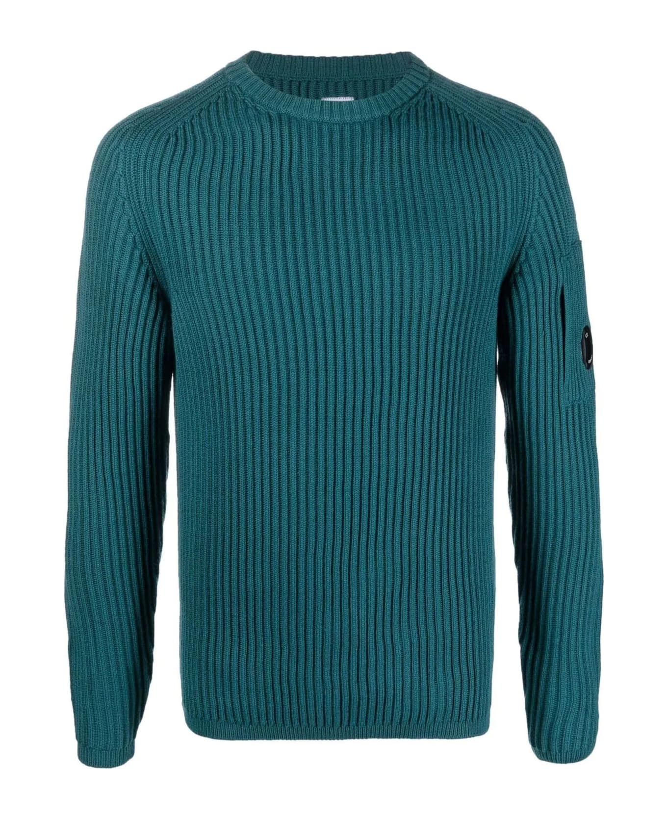 Green Wool Blend Jumper