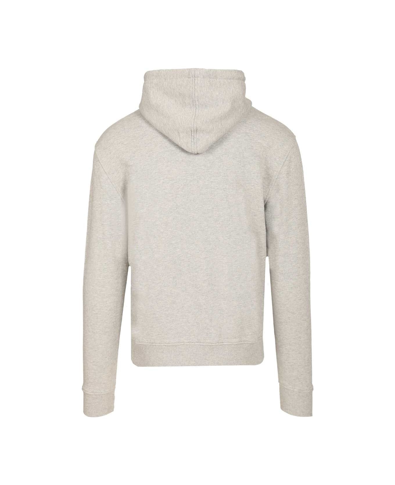 Ami Alexandre Mattiussi Ami De Coeur Hoodie - Grey