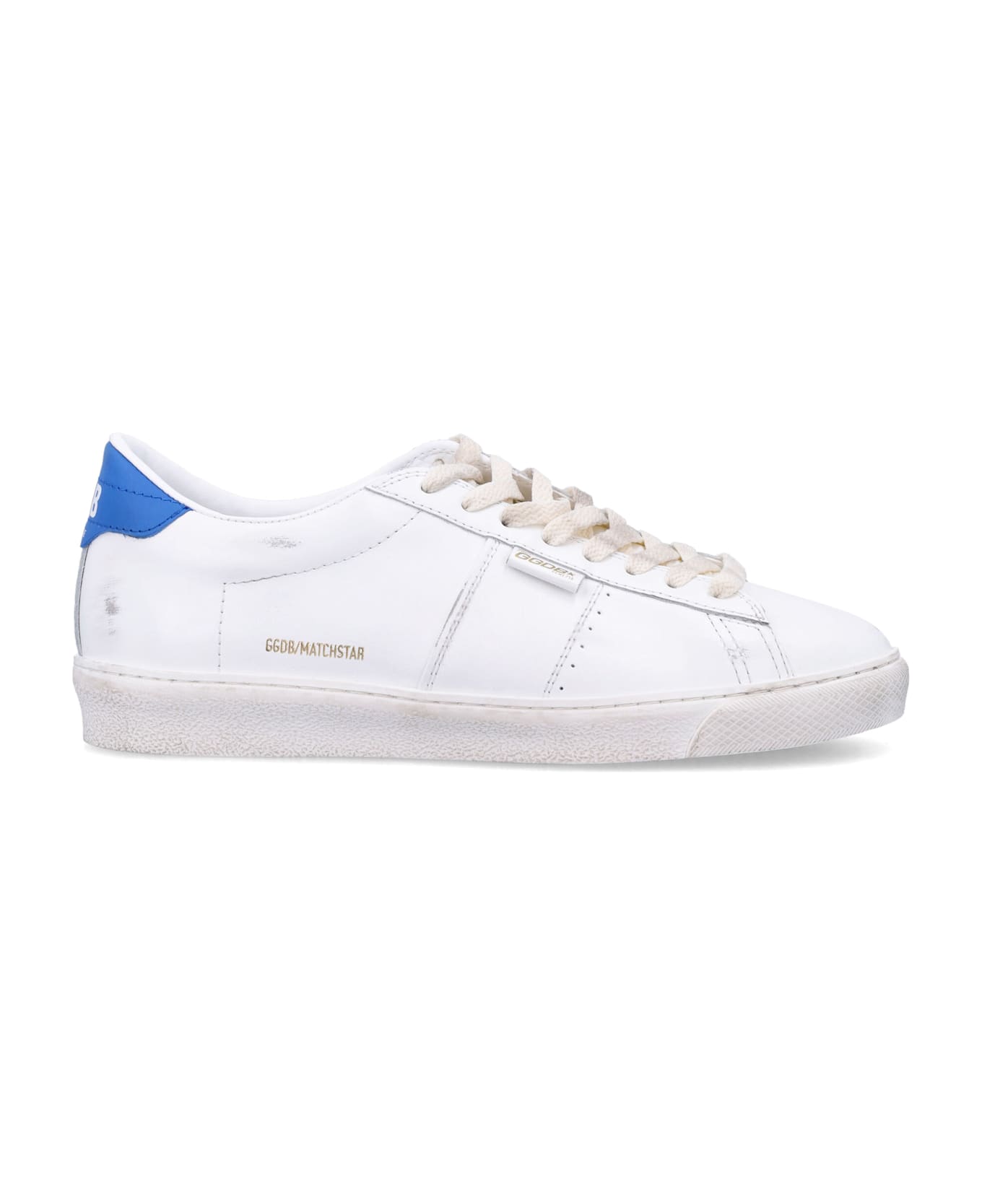 Golden Goose Matchstar Sneakers - Optic white/blue 11984