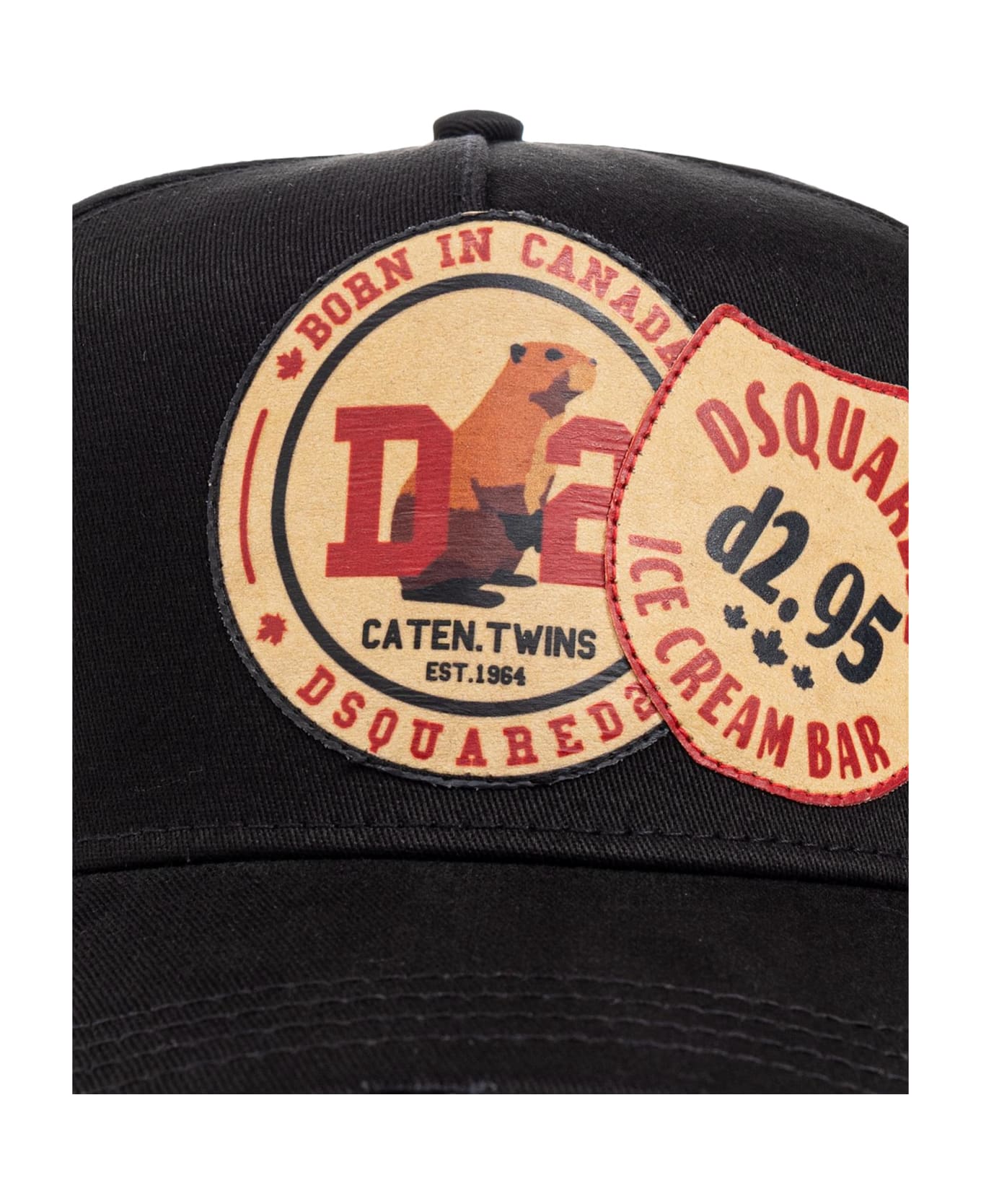 Dsquared2 Baseball Cap - BLACK