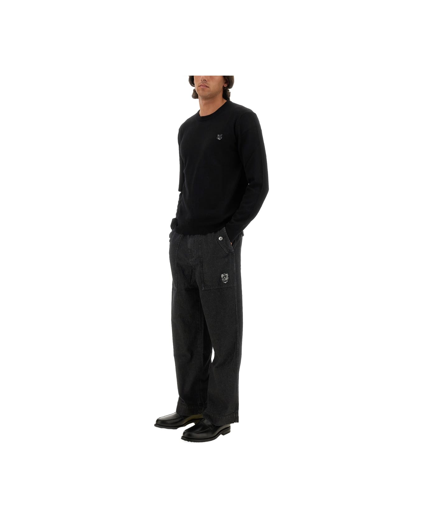 Maison Kitsuné Regular Fit Shirt - BLACK