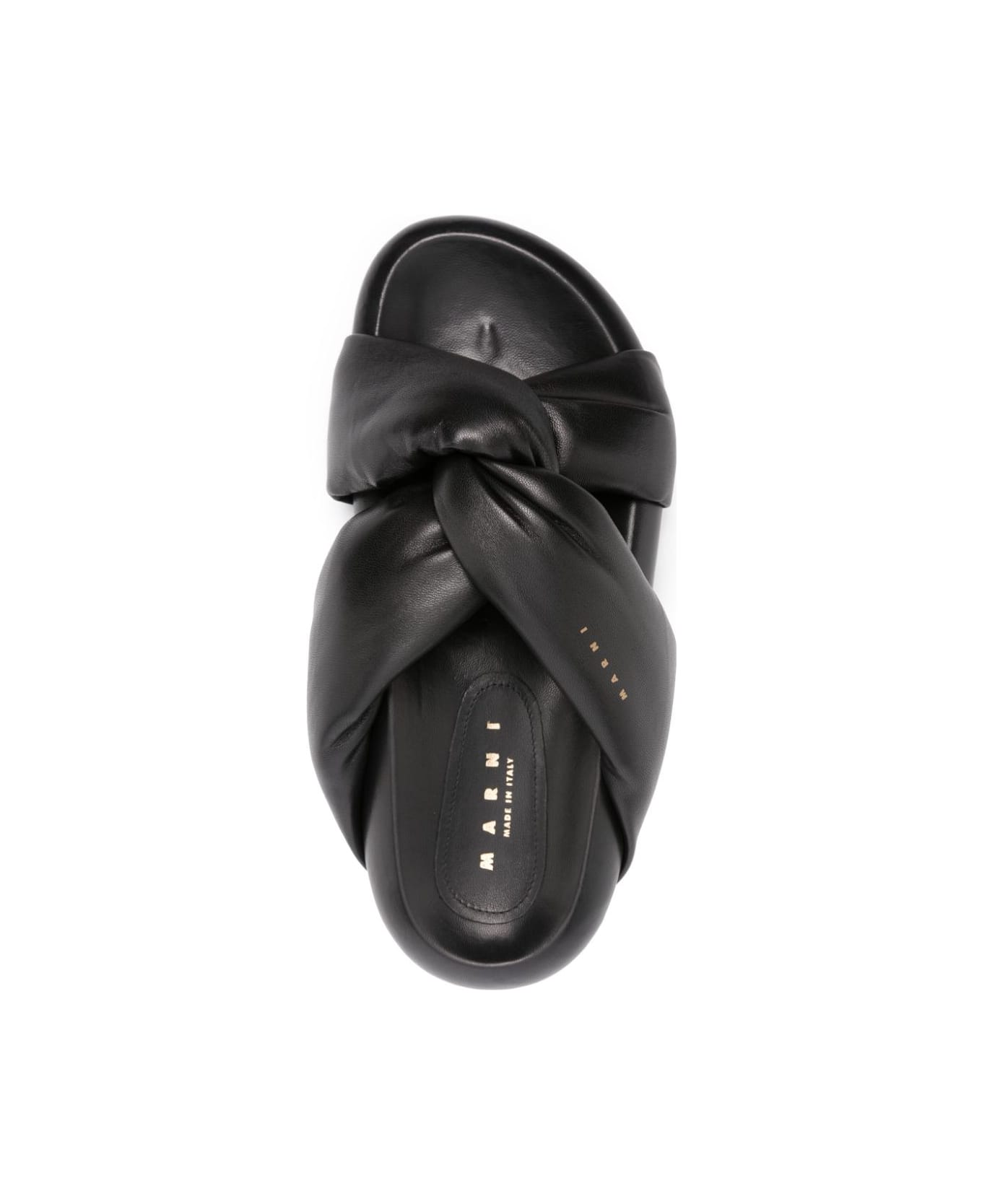 Marni Tie Sandal - Black サンダル