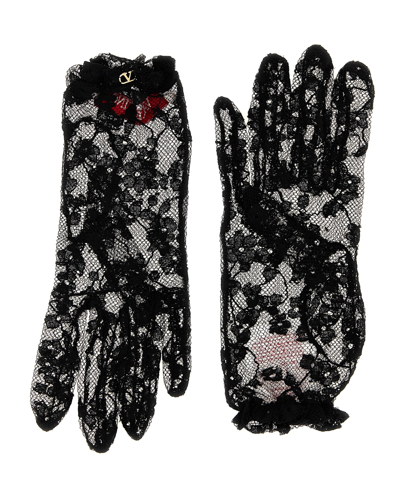 Valentino Garavani Vlogo Signature Gloves - Black  
