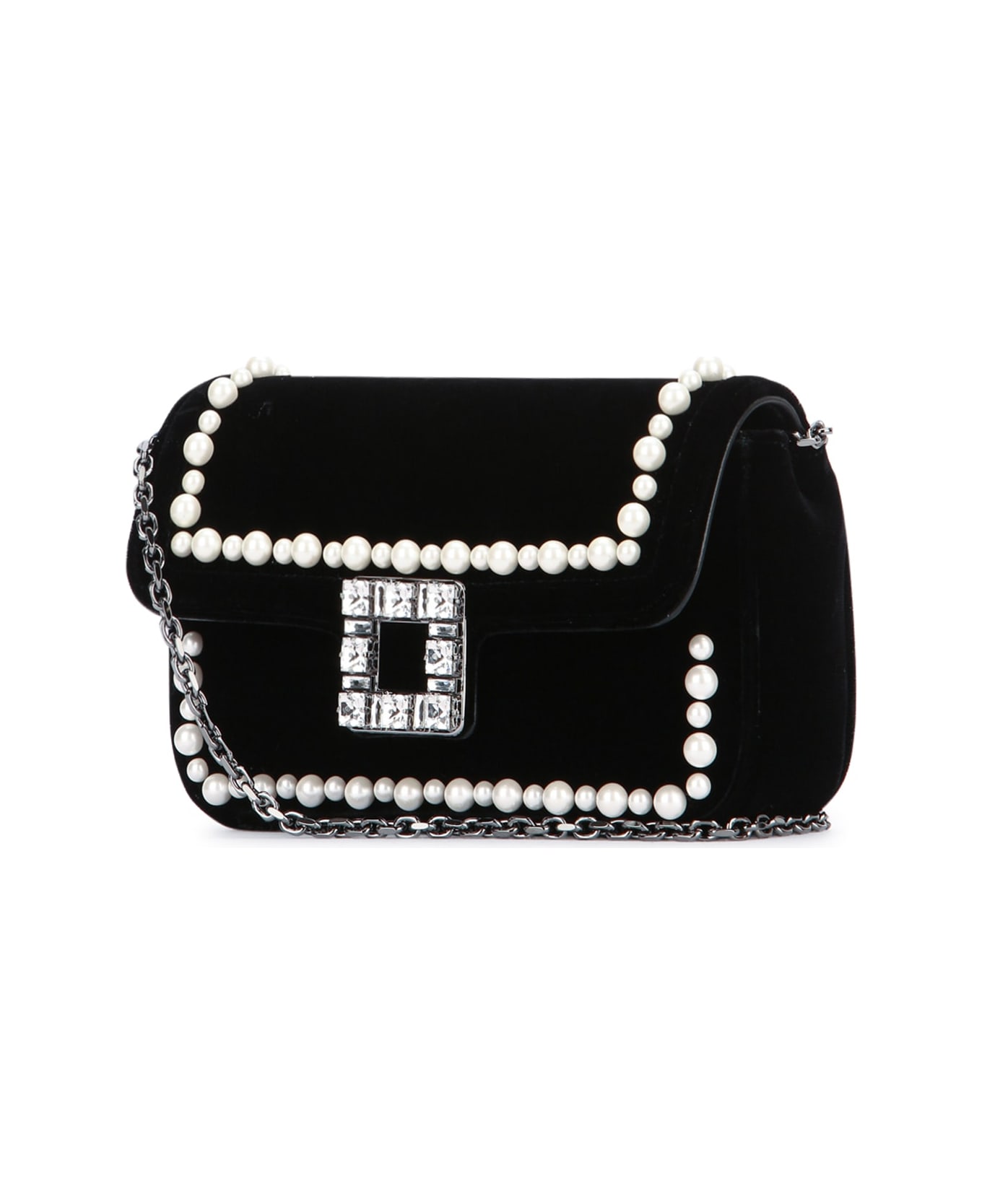 Roger Vivier 
jeu De Fille
 Clutch Bag - NERO