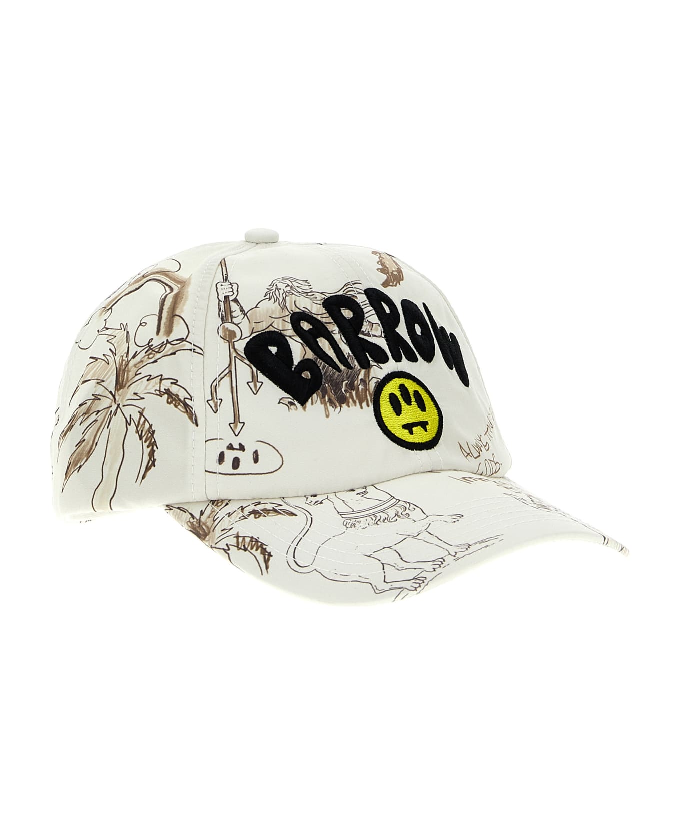 Barrow Printed Cap - Bianco sporco 帽子
