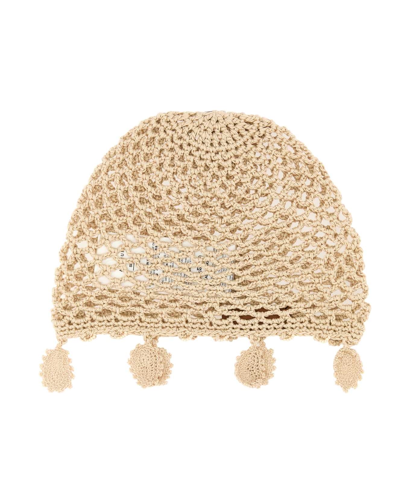 Alanui Sand Crochet Love Letter To India Hat - 0300