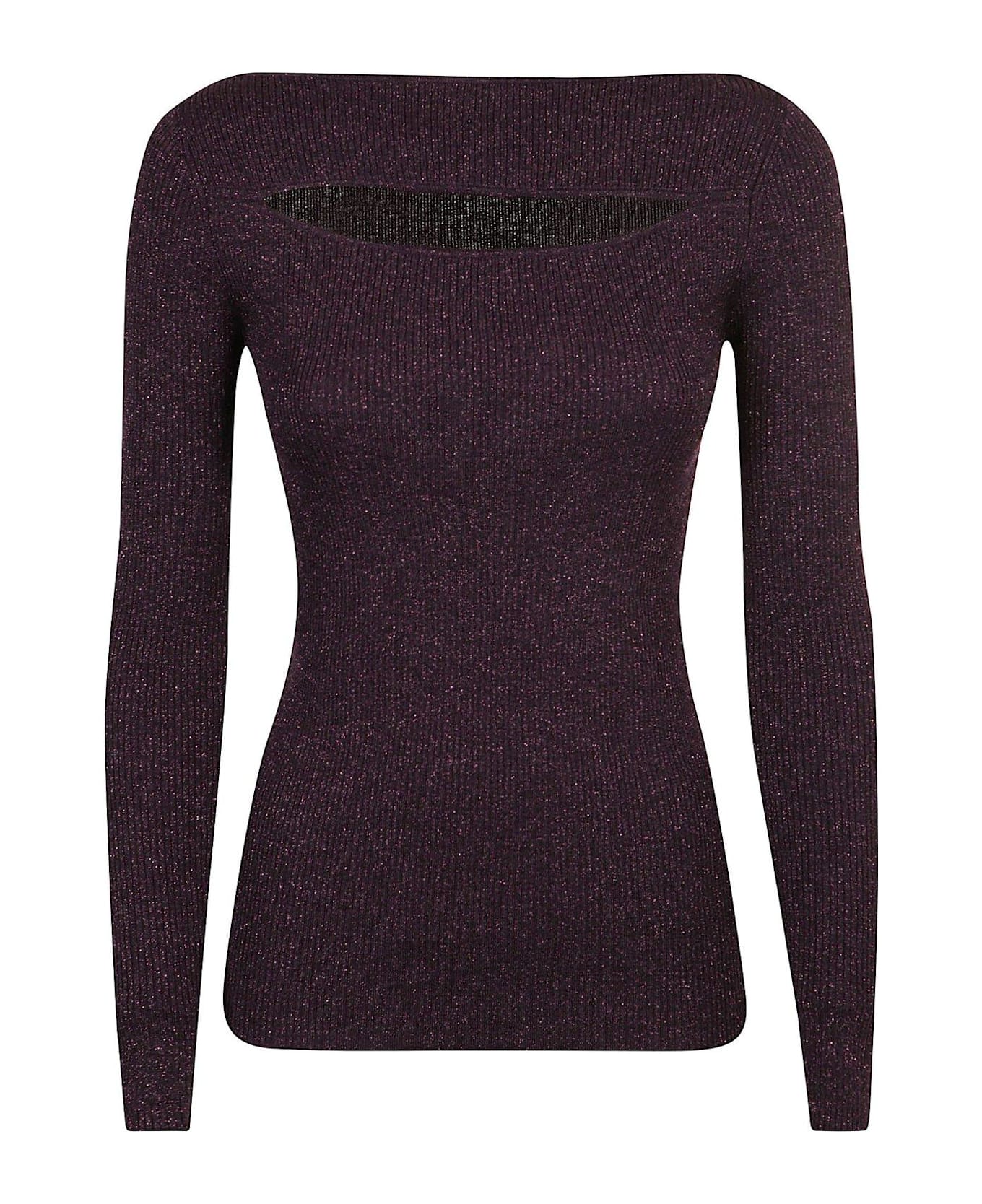 Parosh Cut-out Detailed Jumper