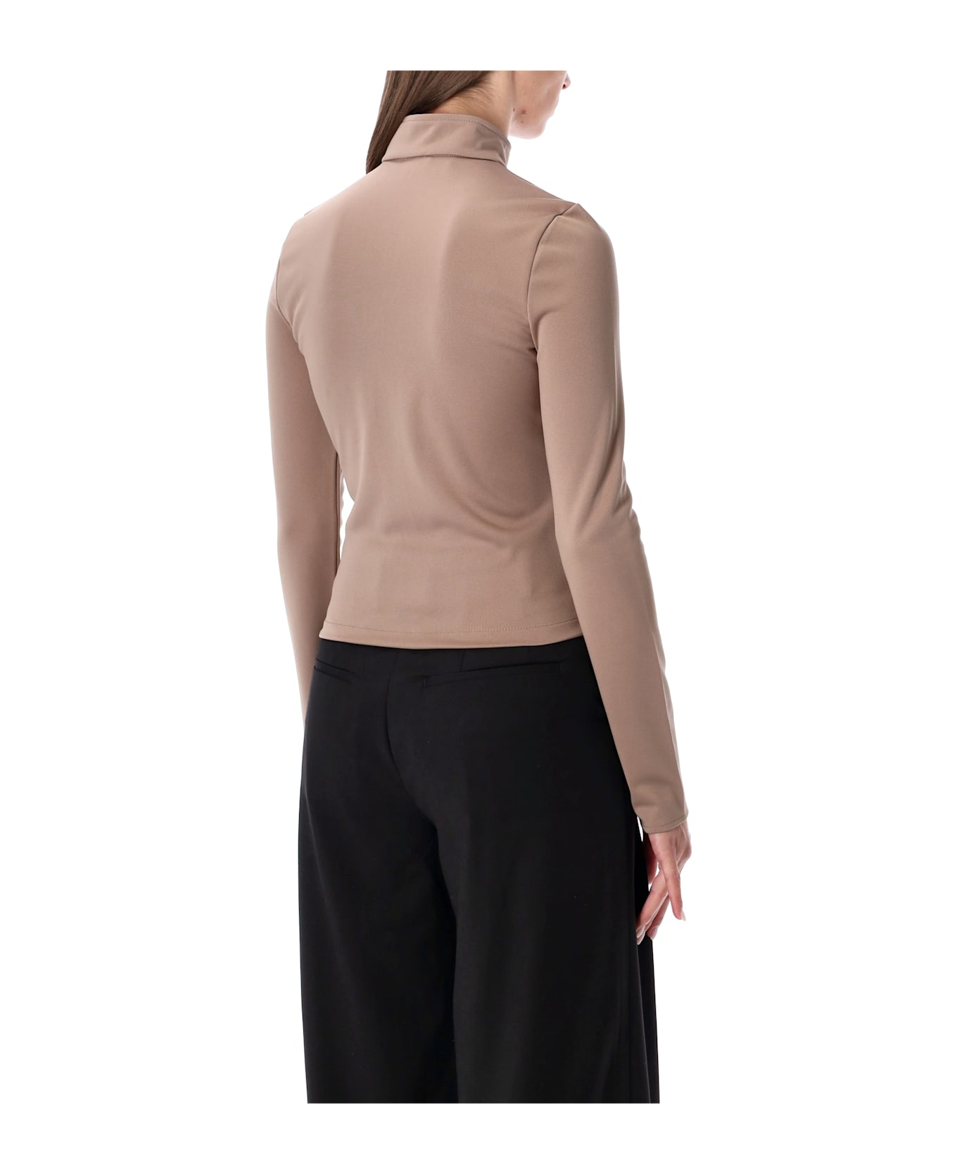 Courrèges Jersey Zip Jacket - MOCHA