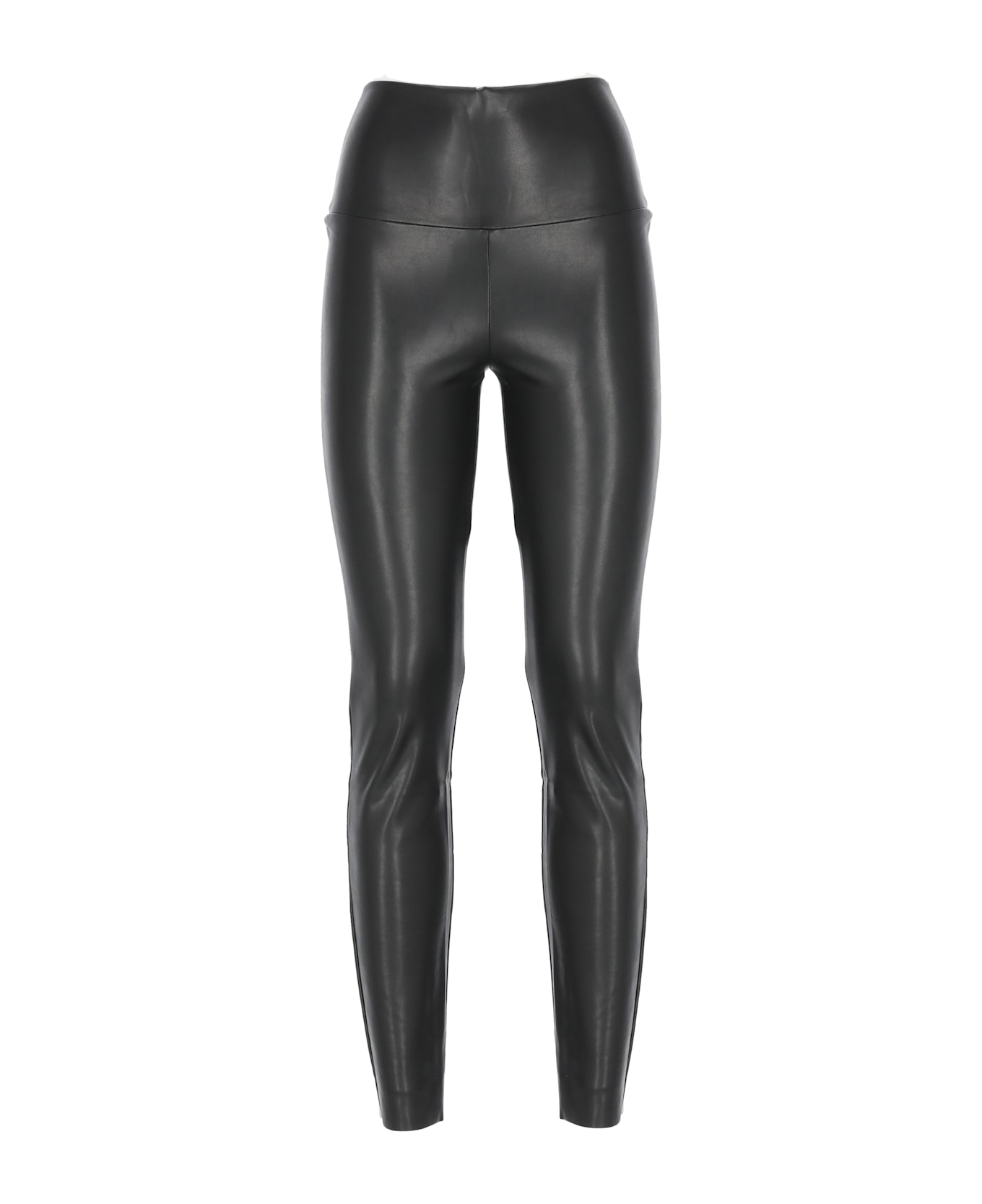 Norma Kamali Eco Leather Leggings - Black