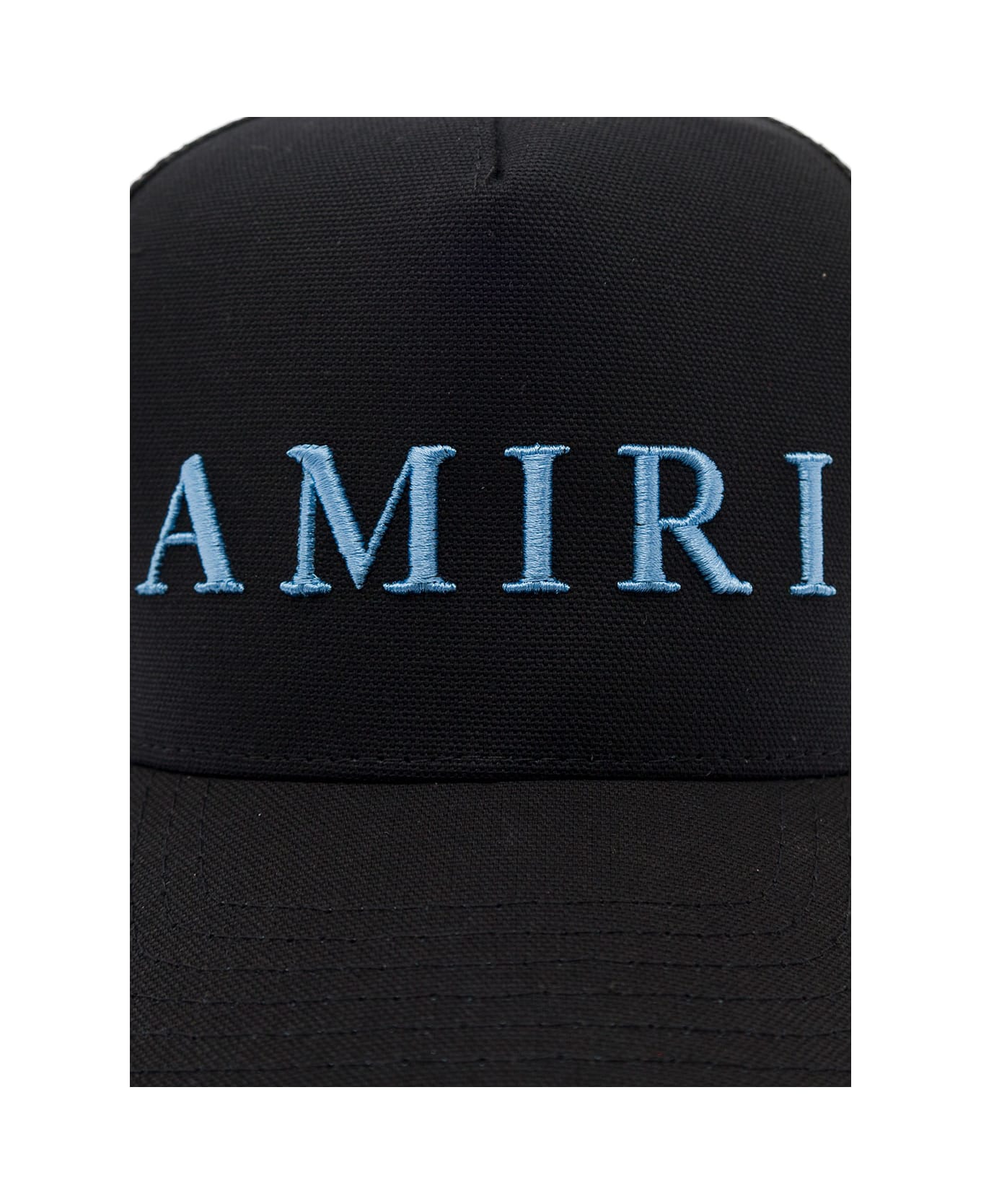 AMIRI Black Logo Trucker Cap In Cotton Man Amiri - Black
