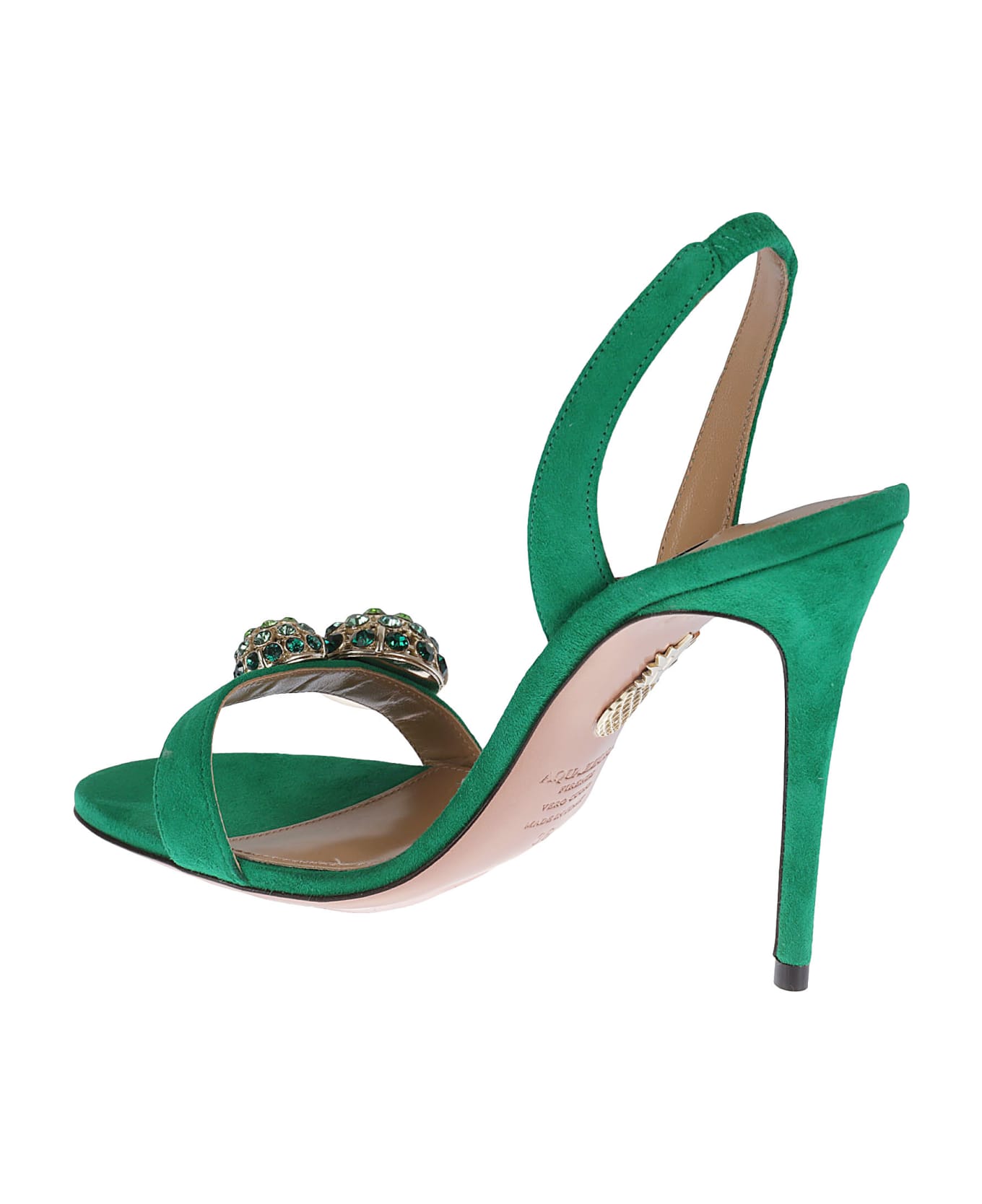 Aquazzura Love Bubble Sandals - Green