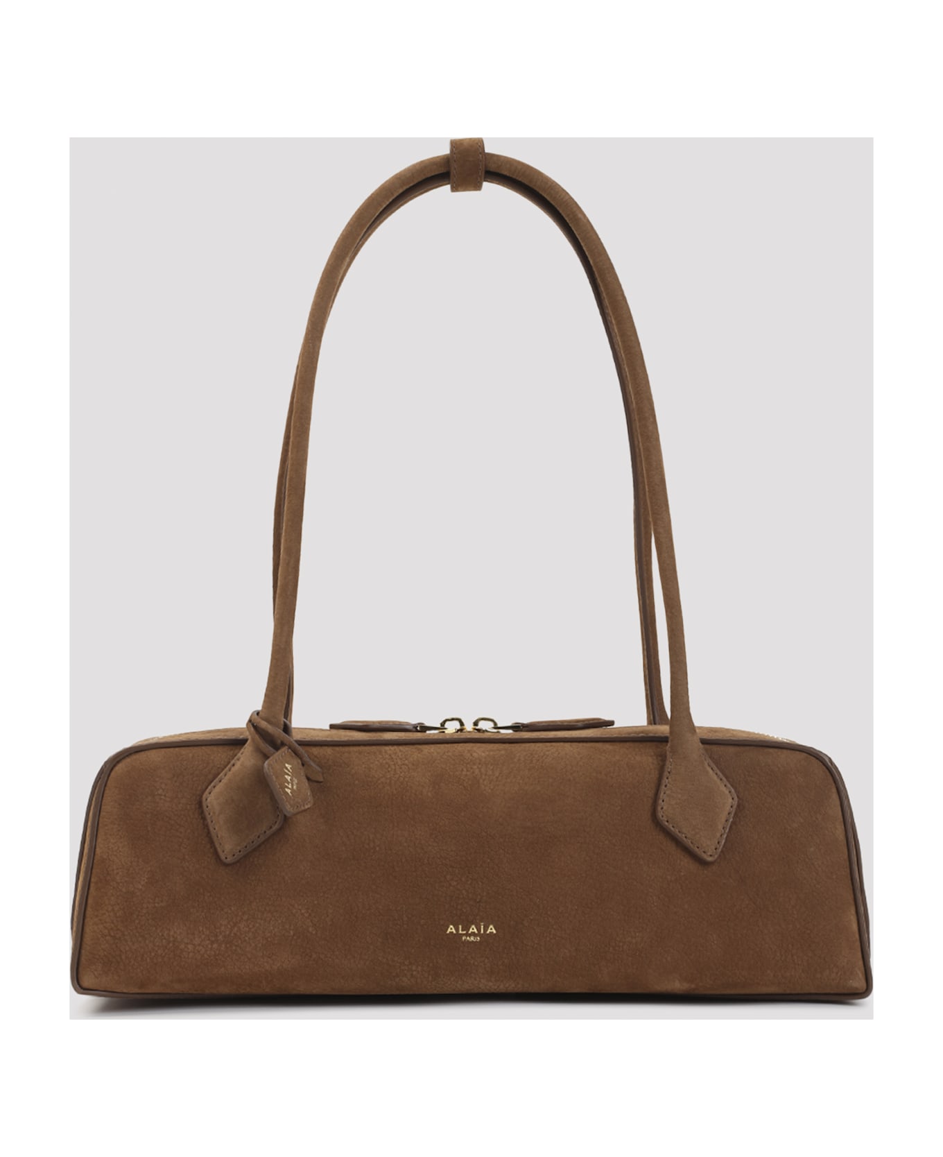 Alaia Alaïa Teckel Medium Shoulder Bag - Terre D`ombre