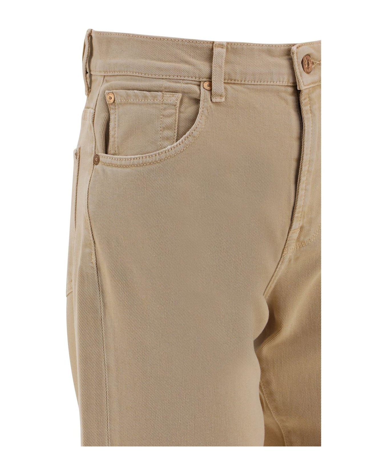 7 For All Mankind Tess Logo-patch Jeans - COLMANWHI