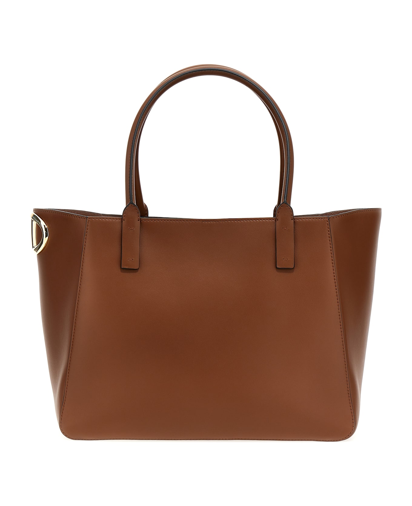 Valentino Garavani 'vlogo Side' Shopping Bag - Brown