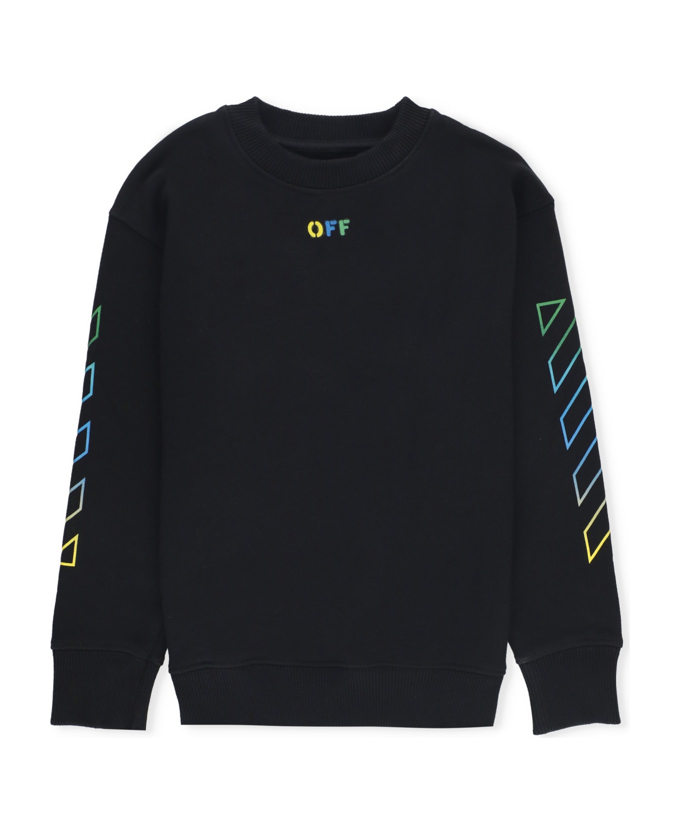 Off-White Arrow Rainbow Sweatshirt - Black