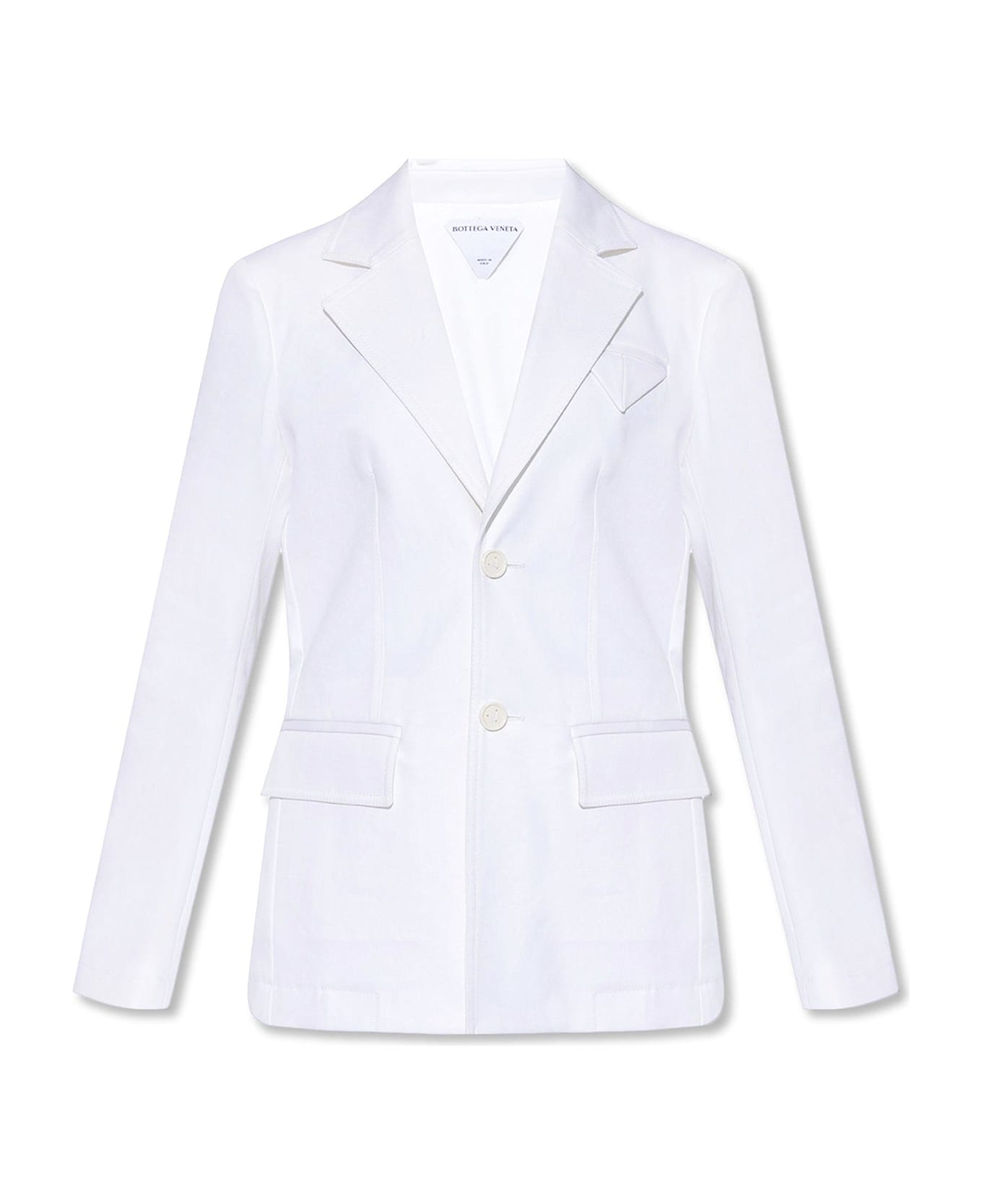 Bottega Veneta Cotton Blazer - White