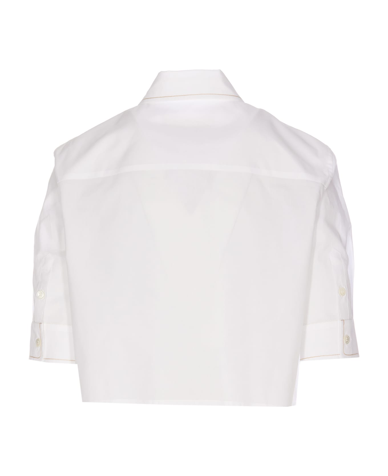 Marni Crop Shirt - White